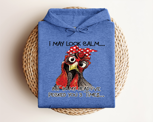 I MAY LOOK CALM HOODIE