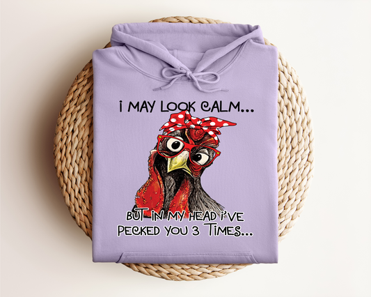 I MAY LOOK CALM HOODIE