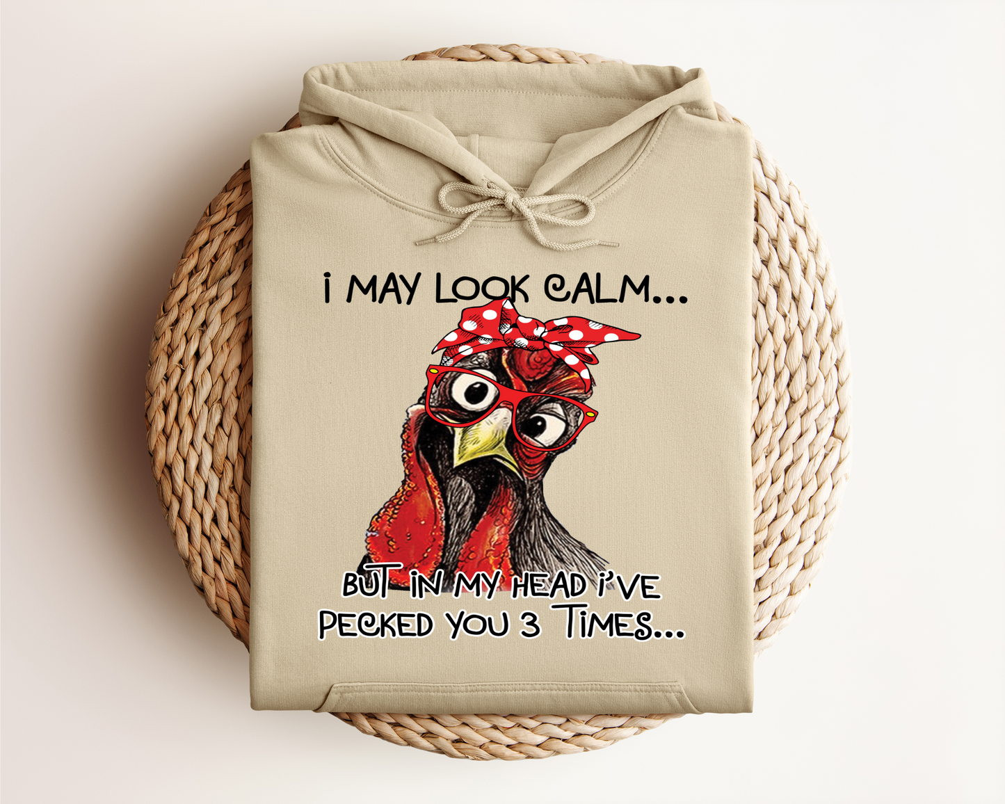 I MAY LOOK CALM HOODIE