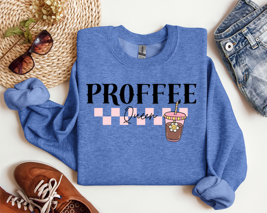 NEW PROFFEE QUEEN CHECKERED CREW