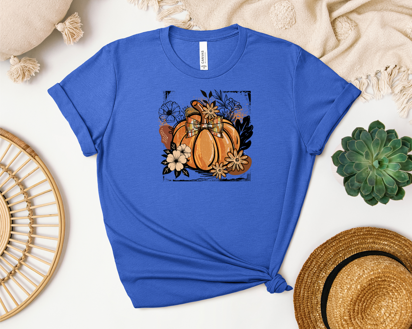 *NEW* FALL PUMPKIN BOHO VINTAGE SHIRT