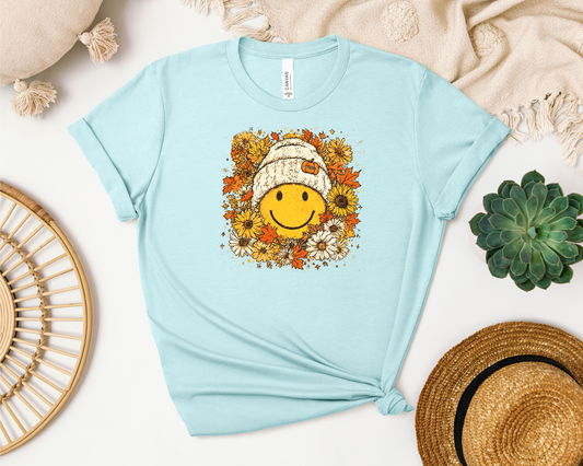 *NEW* FLORAL FALL SMILEY SHIRT