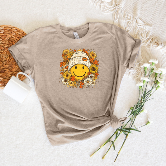 *NEW* FLORAL FALL SMILEY SHIRT