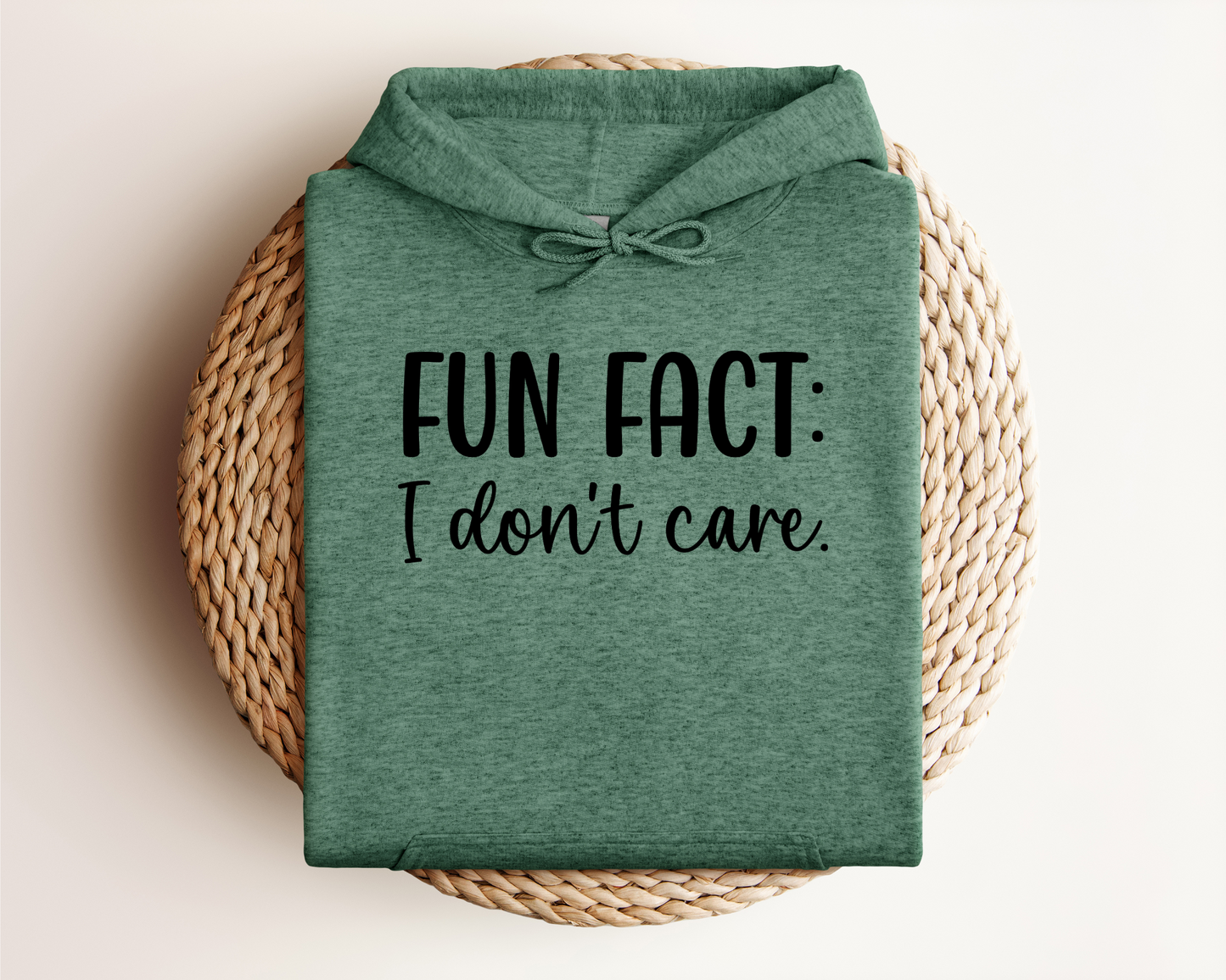 FUN FACT: I DON'T CARE HOODIE