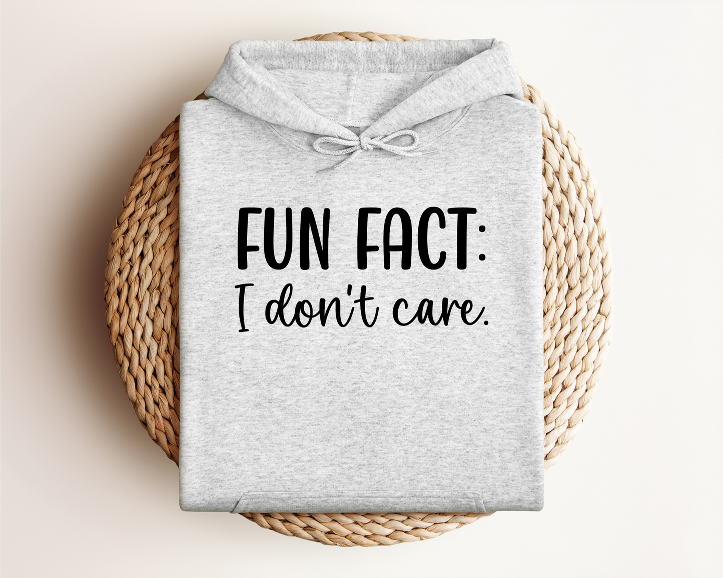 FUN FACT: I DON'T CARE HOODIE