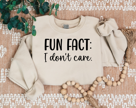 FUN FACT: I DON'T CARE CREW