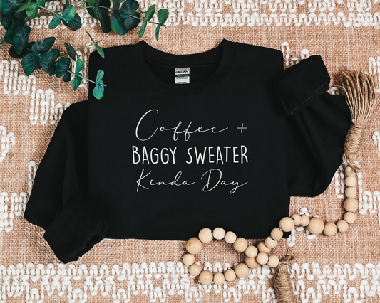 *NEW* COFFEE AND BAGGY SWEATER CREW