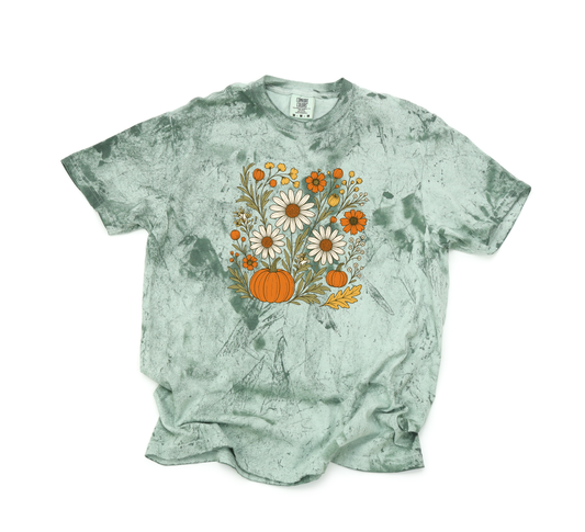 *NEW* BOHO MULTI FLORAL PUMPKIN CC SHIRT