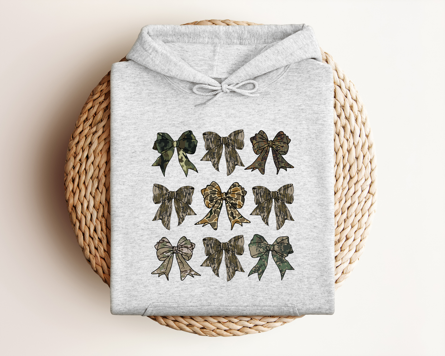 CAMO BOW HOODIE