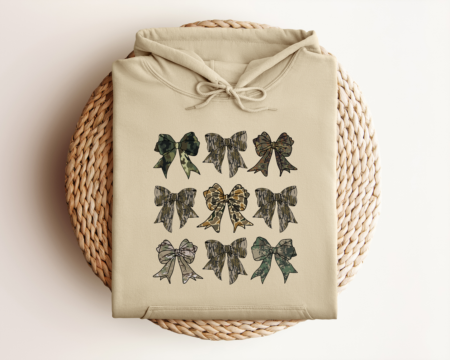 CAMO BOW HOODIE