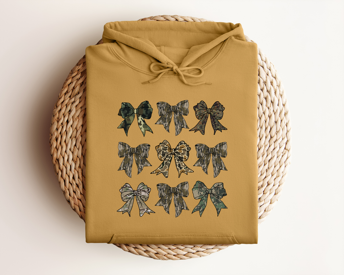 CAMO BOW HOODIE