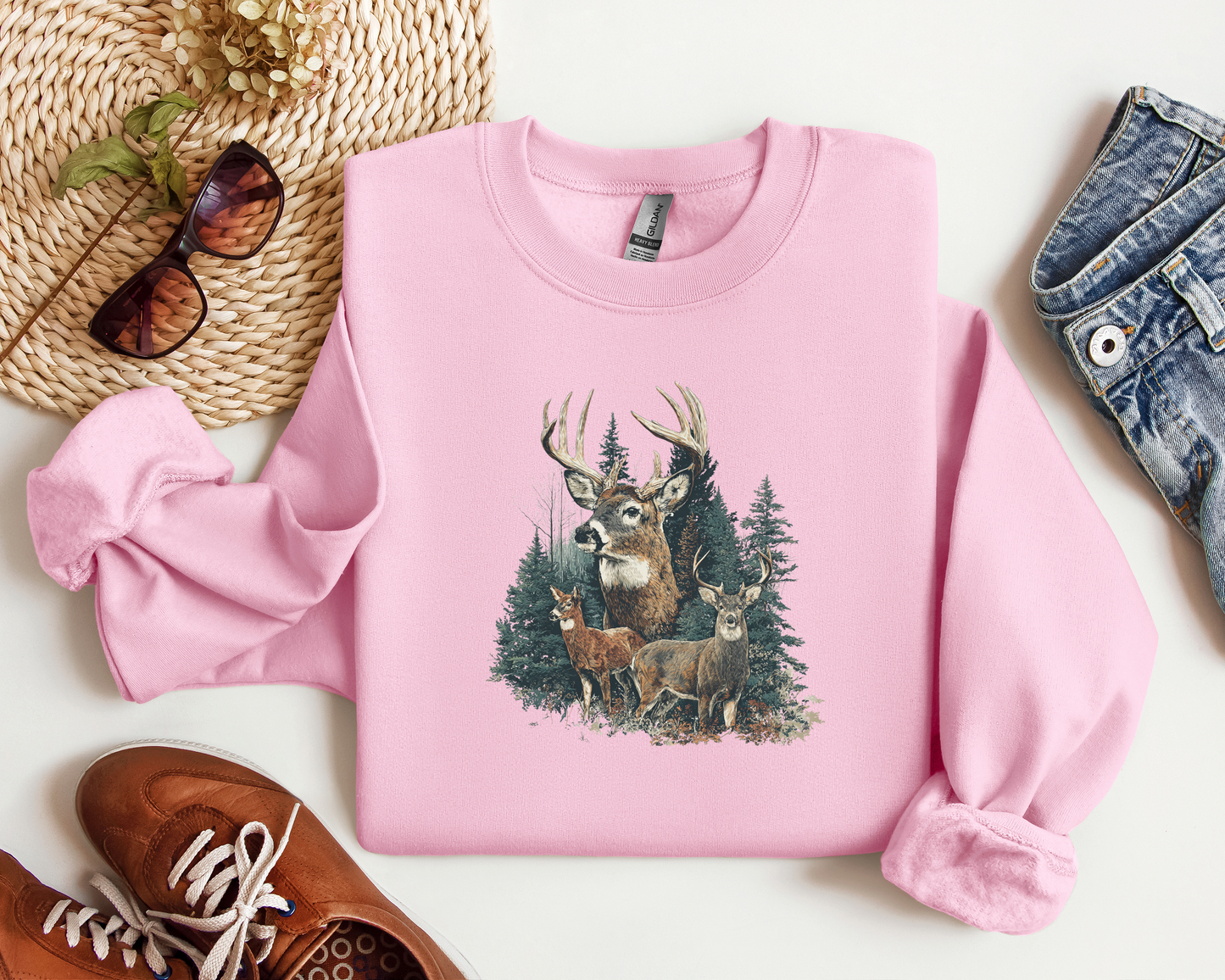 *NEW* VINTAGE DEER CREW