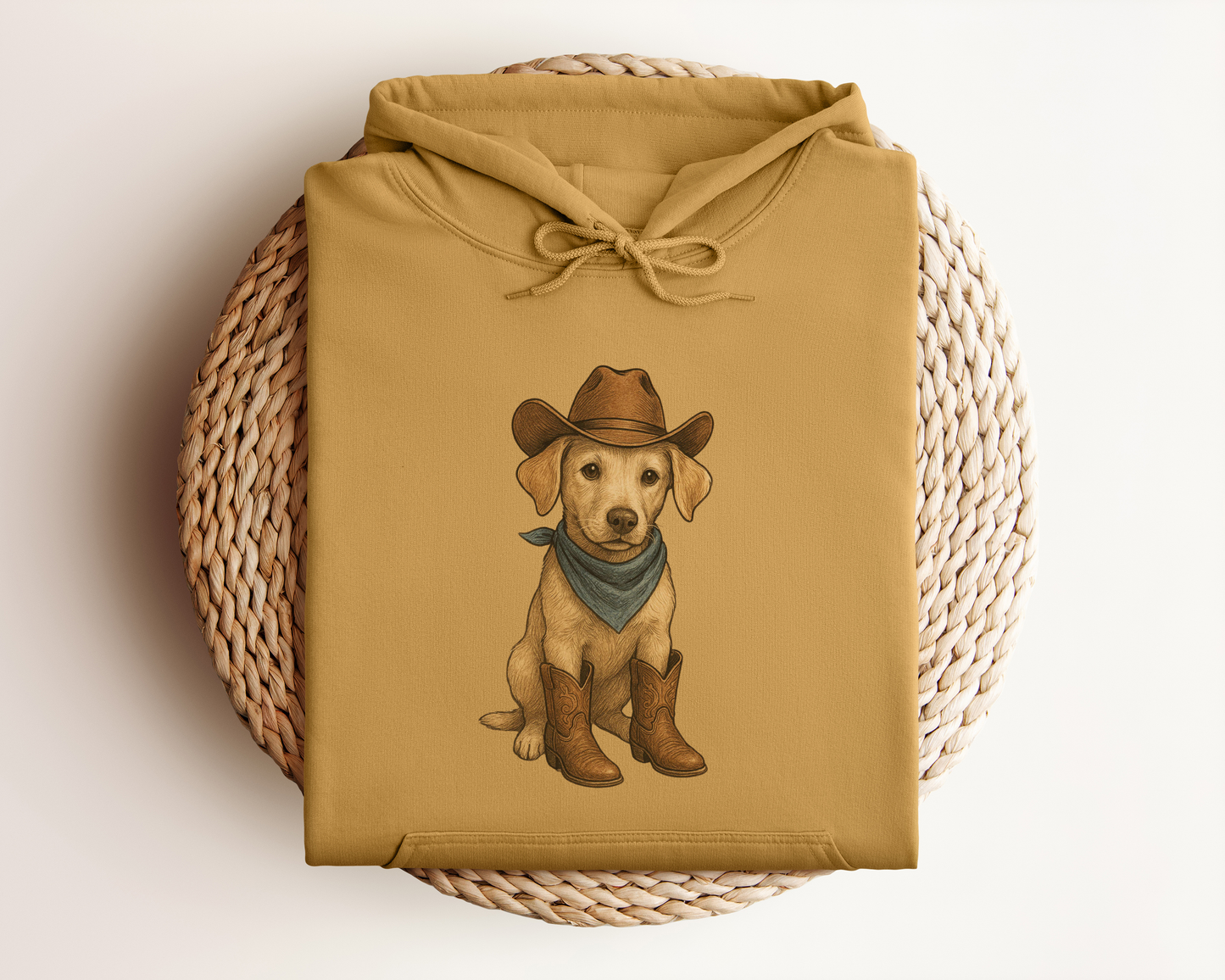 *NEW* COWBOY DOUG WITH BOOTS HOODIE