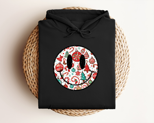 RETRO CHIRSTMAS SMILE HOODIE