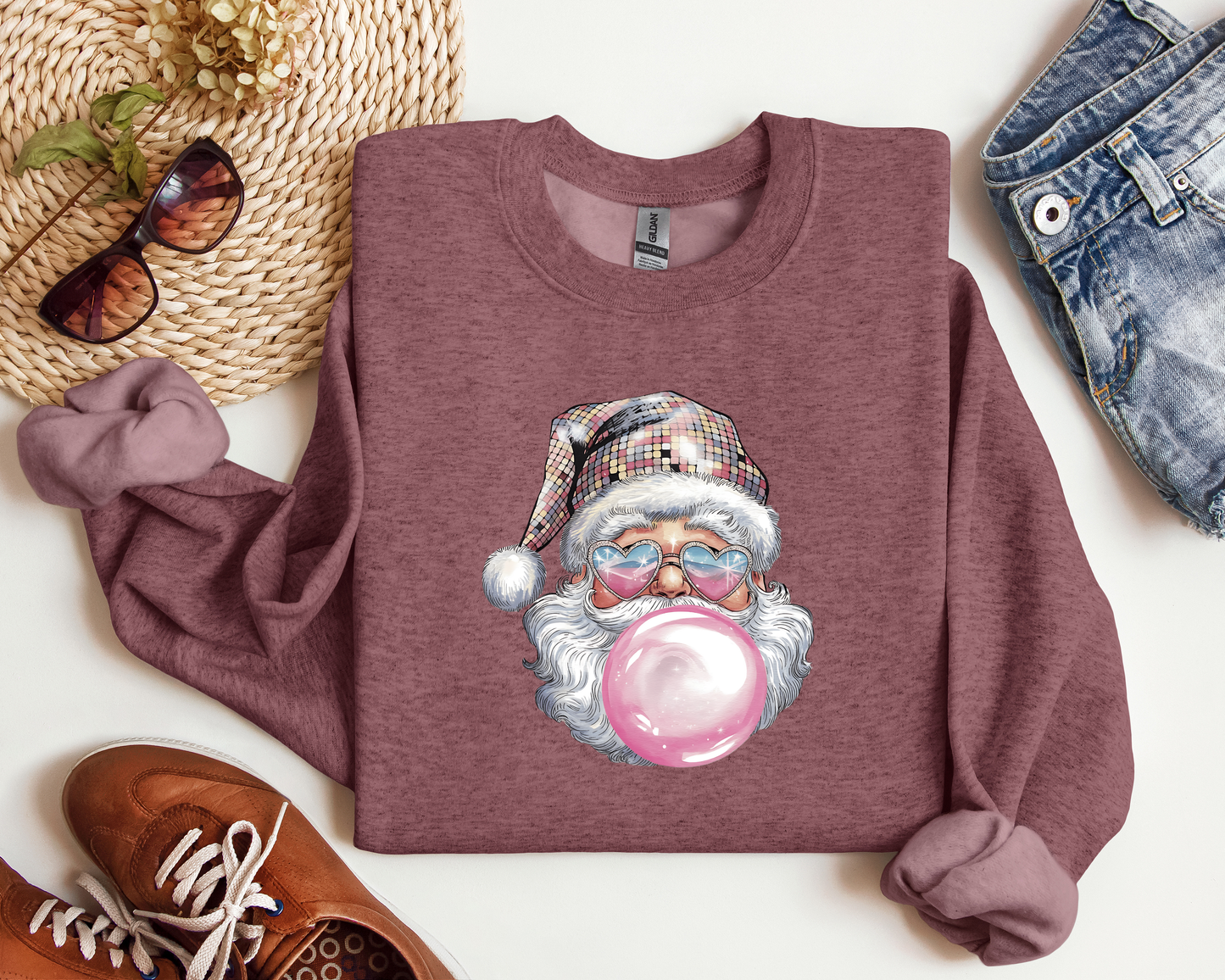 VINTAGE RETRO SANTA CREW