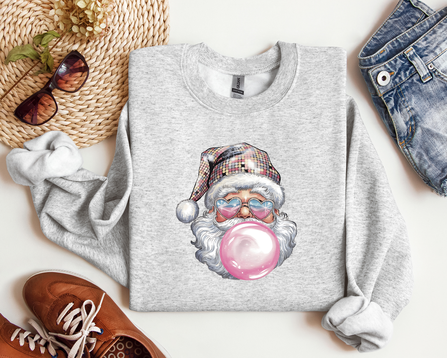 VINTAGE RETRO SANTA CREW