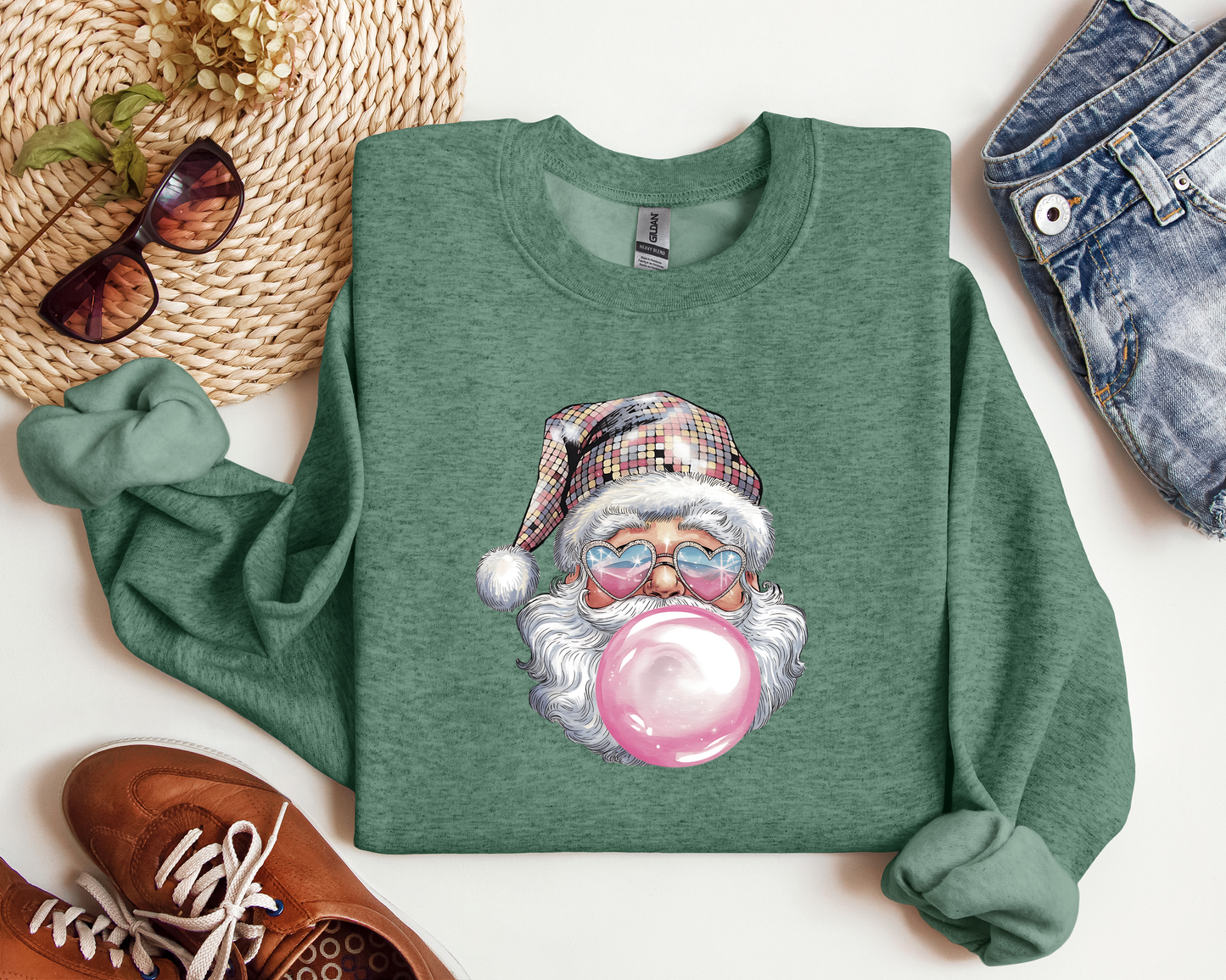 VINTAGE RETRO SANTA CREW