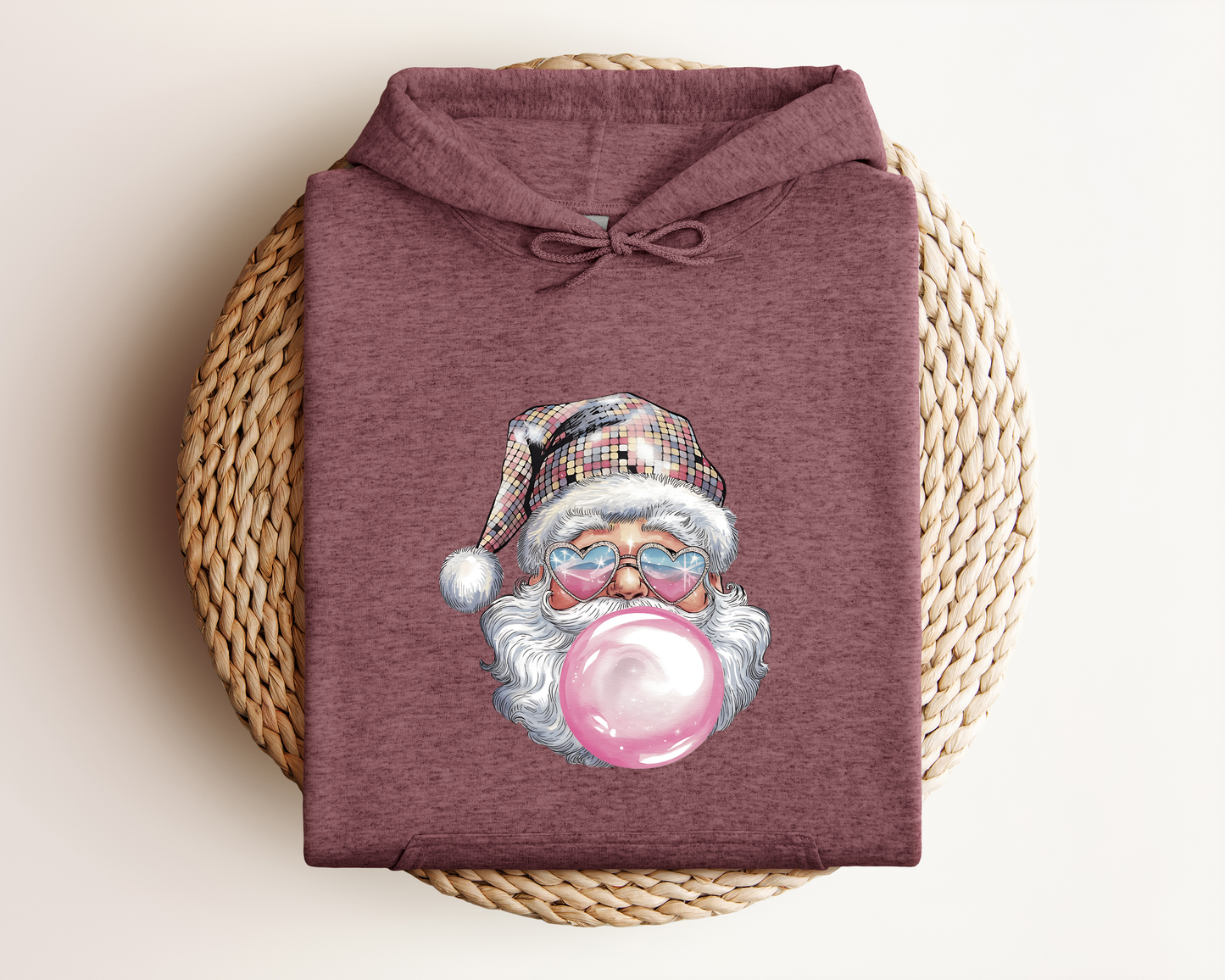VINTAGE RETRO SANTA HOODIE