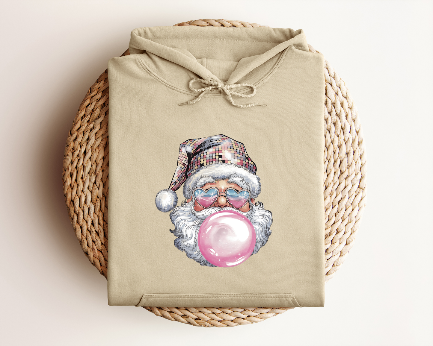 VINTAGE RETRO SANTA HOODIE