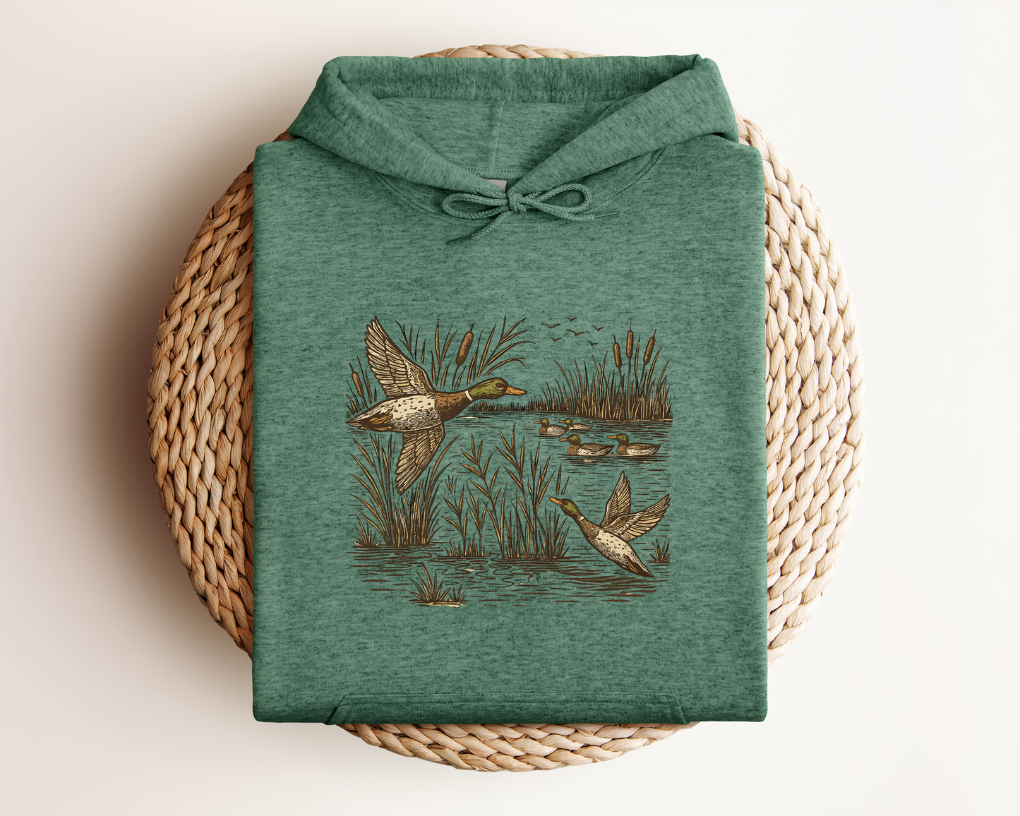 *NEW* RETRO FLYING MALLARD HOODIE