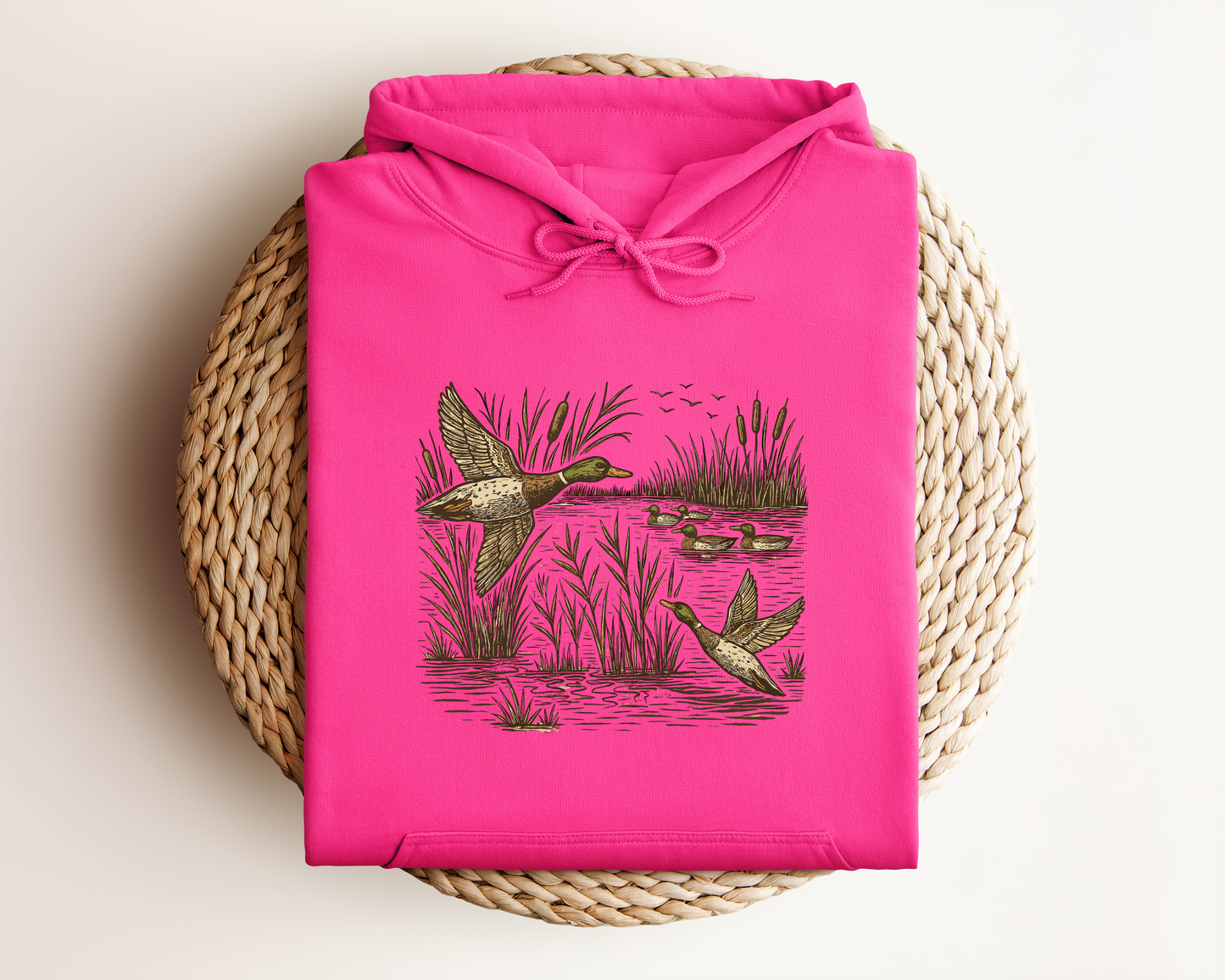 *NEW* RETRO FLYING MALLARD HOODIE