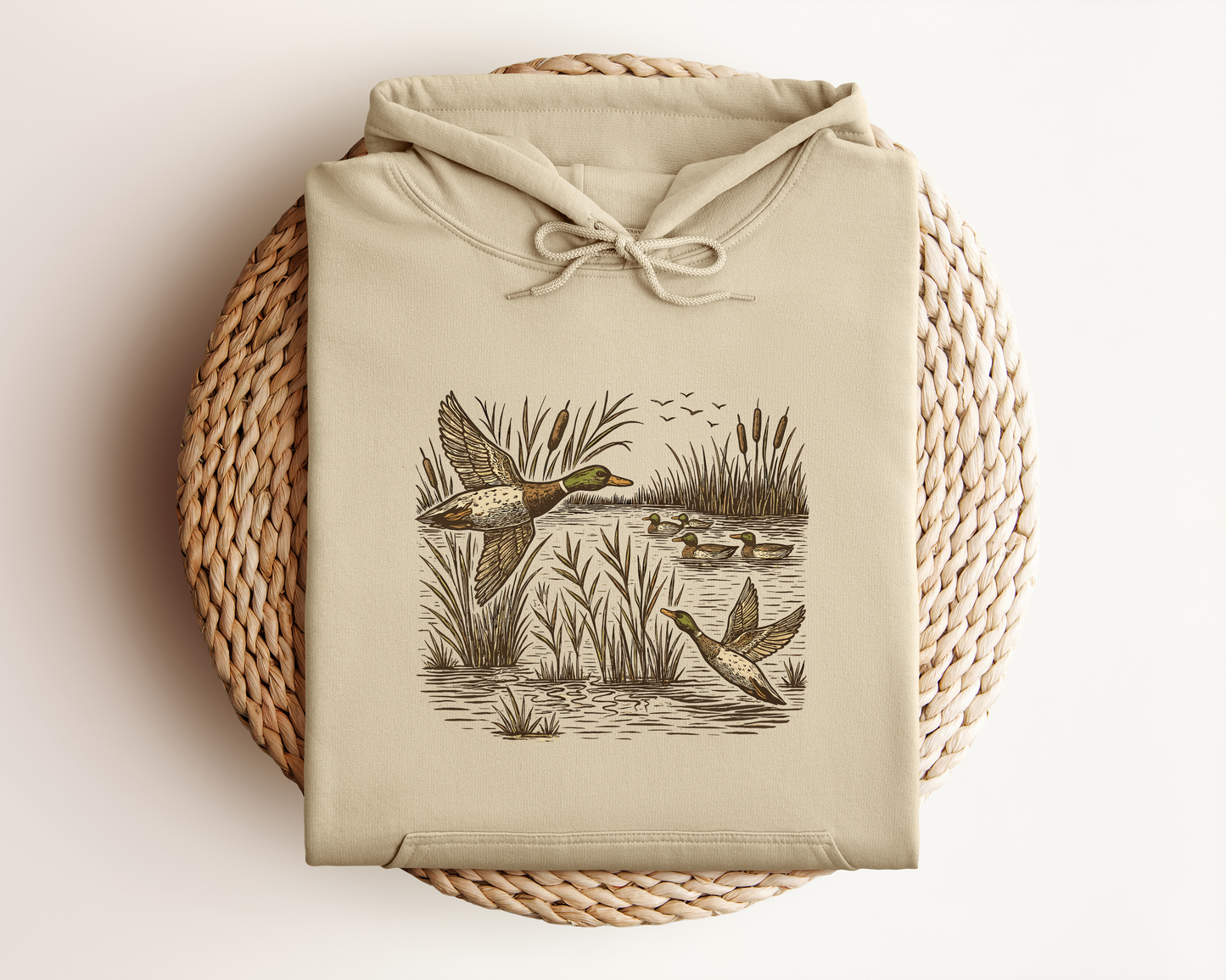 *NEW* RETRO FLYING MALLARD HOODIE