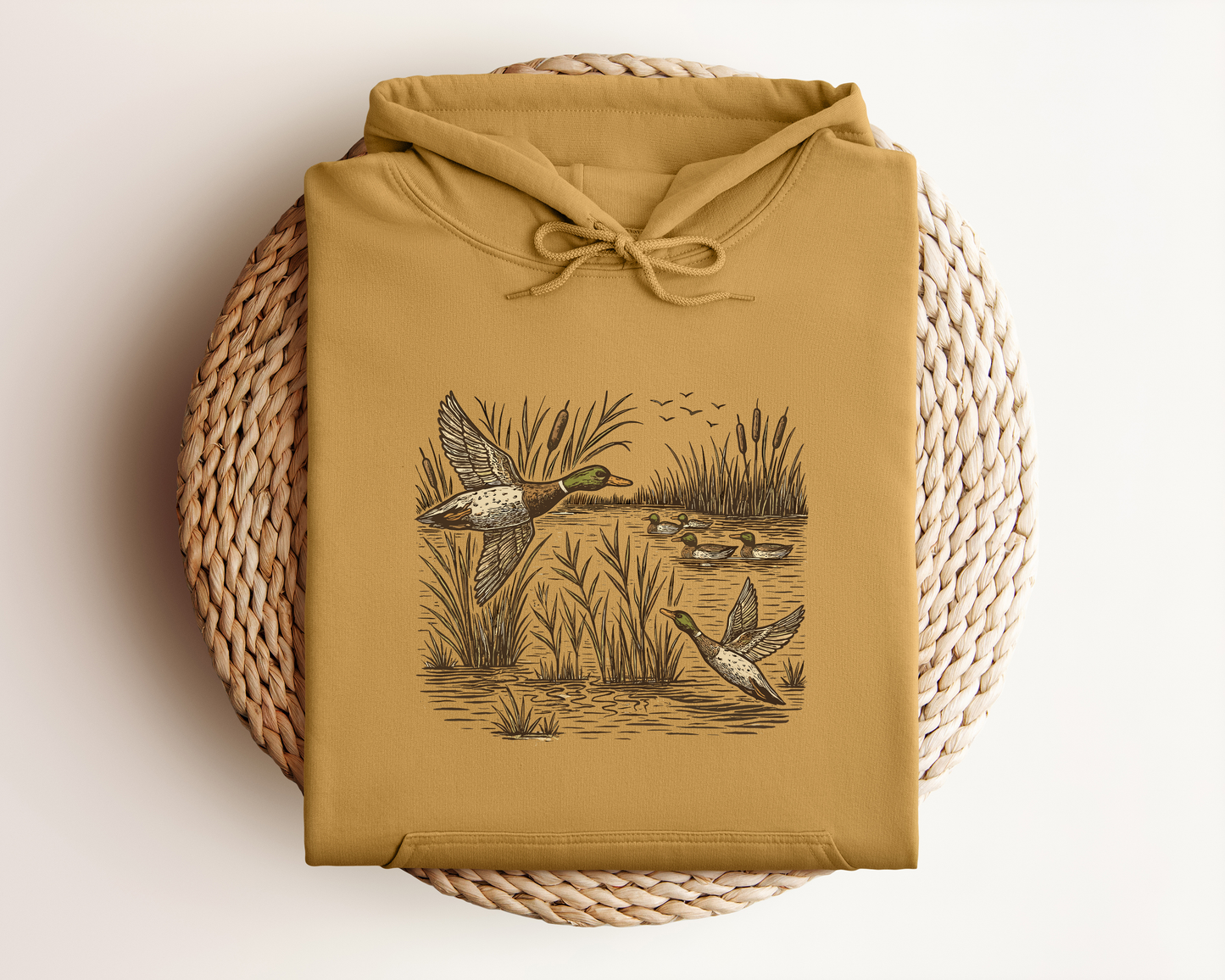 *NEW* RETRO FLYING MALLARD HOODIE