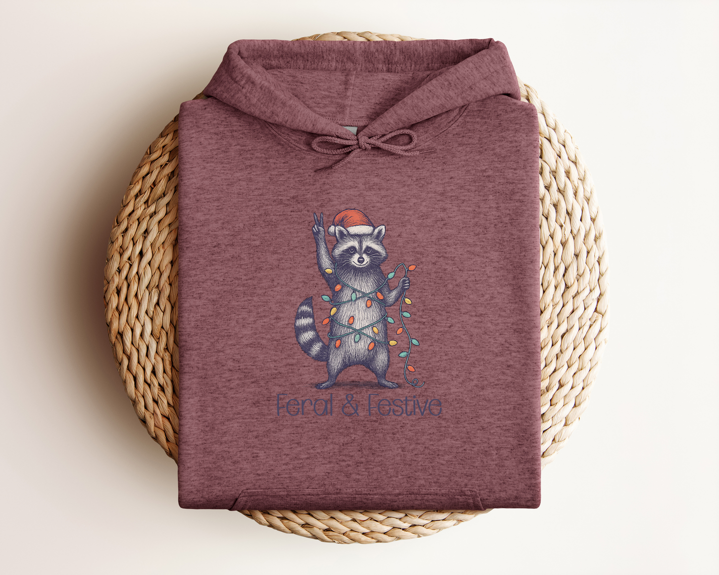 FERAL AND FESTIVE HOODIE