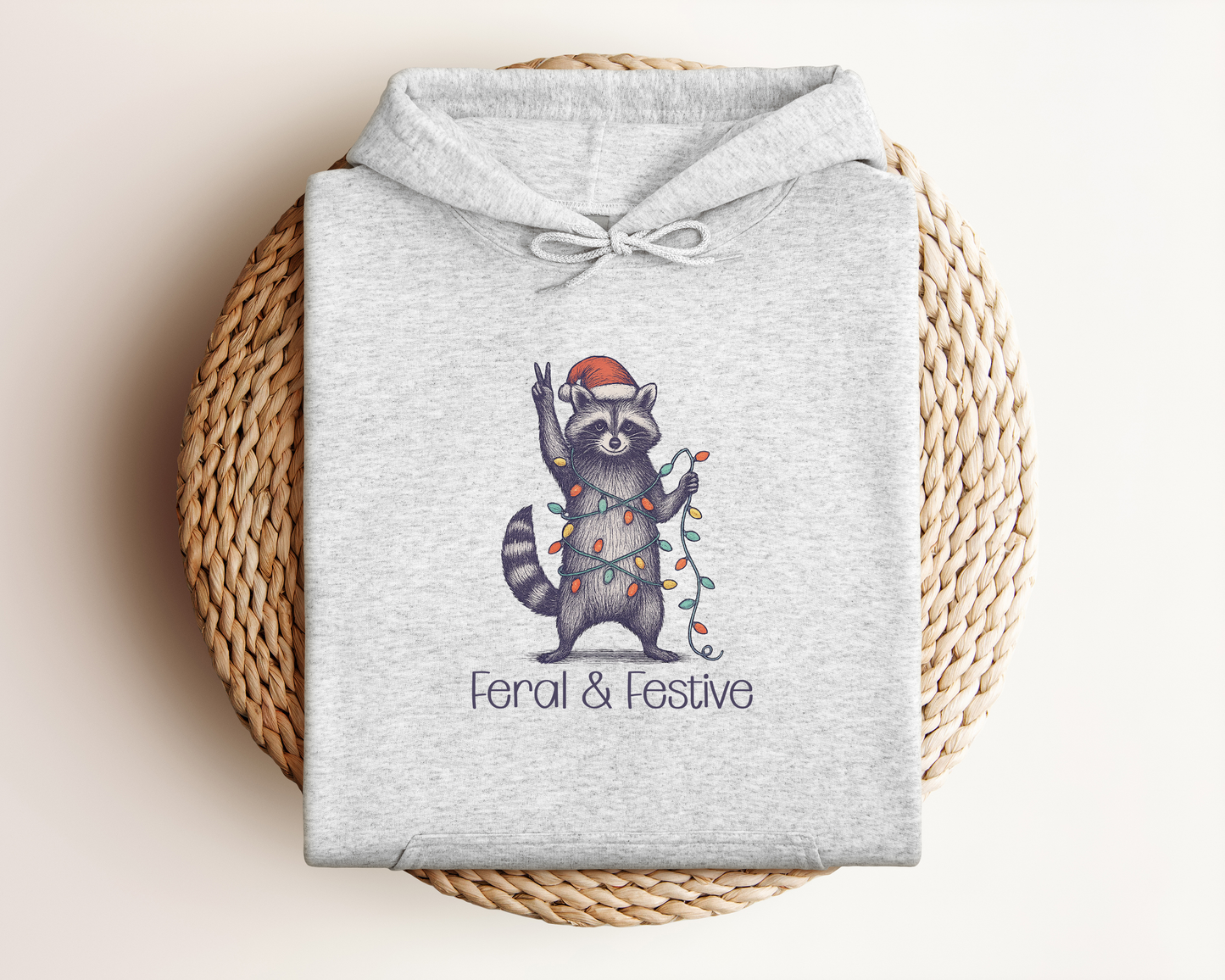 FERAL AND FESTIVE HOODIE