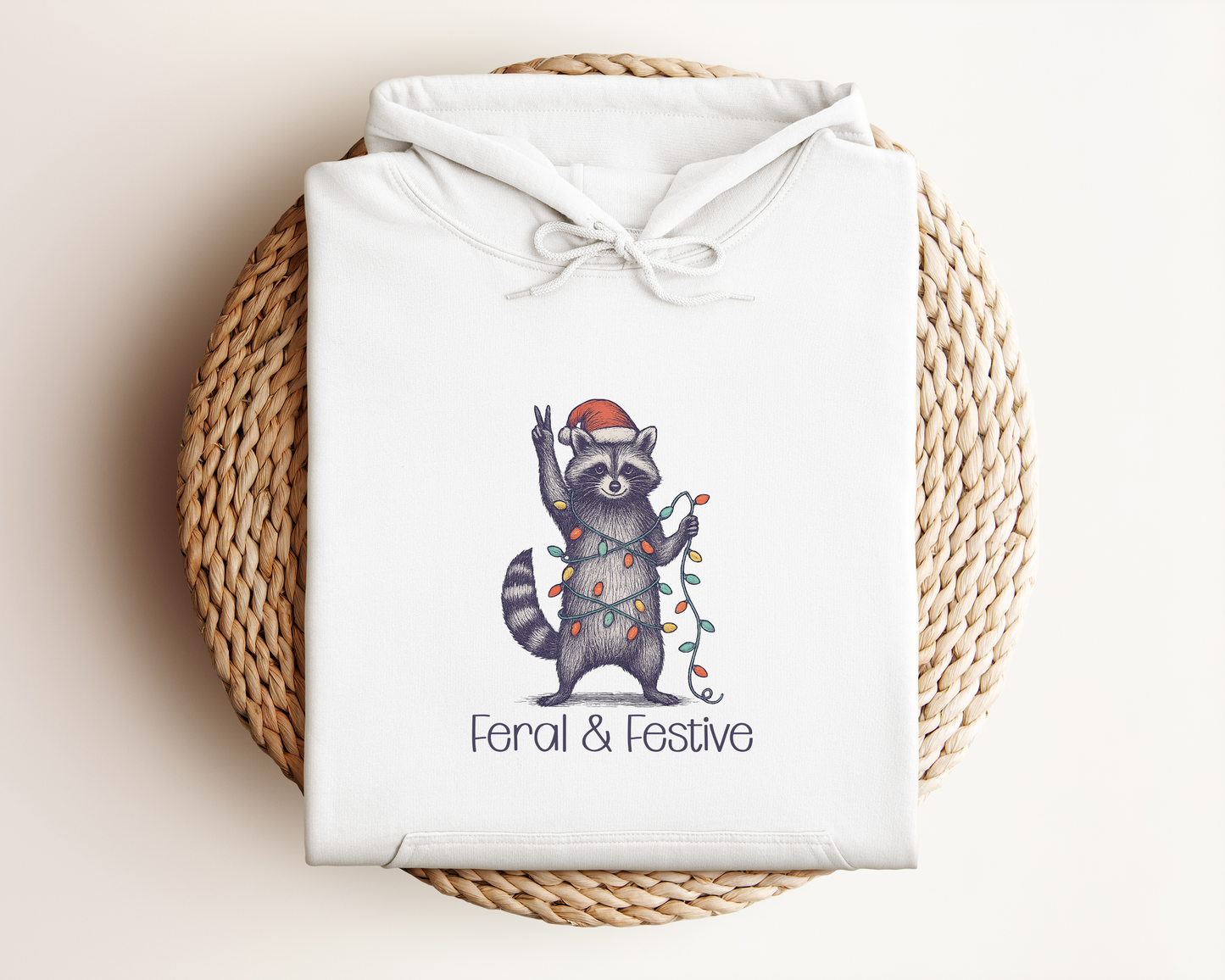 FERAL AND FESTIVE HOODIE