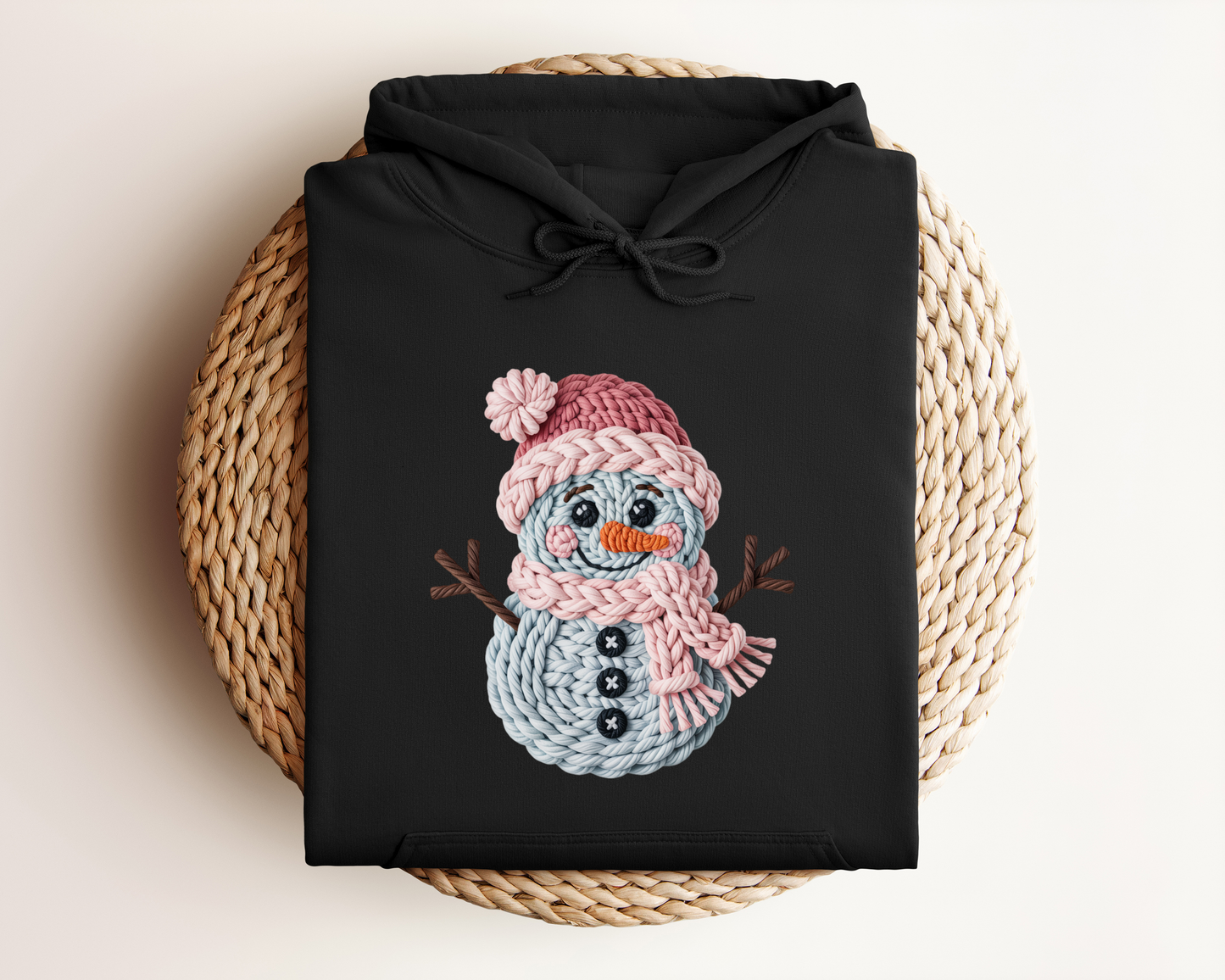 CROCHET SNOWMAN HOODIE