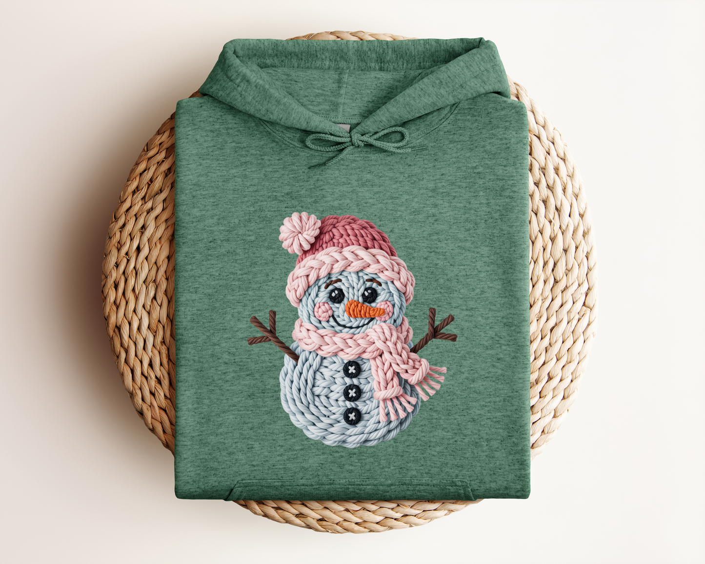 CROCHET SNOWMAN HOODIE