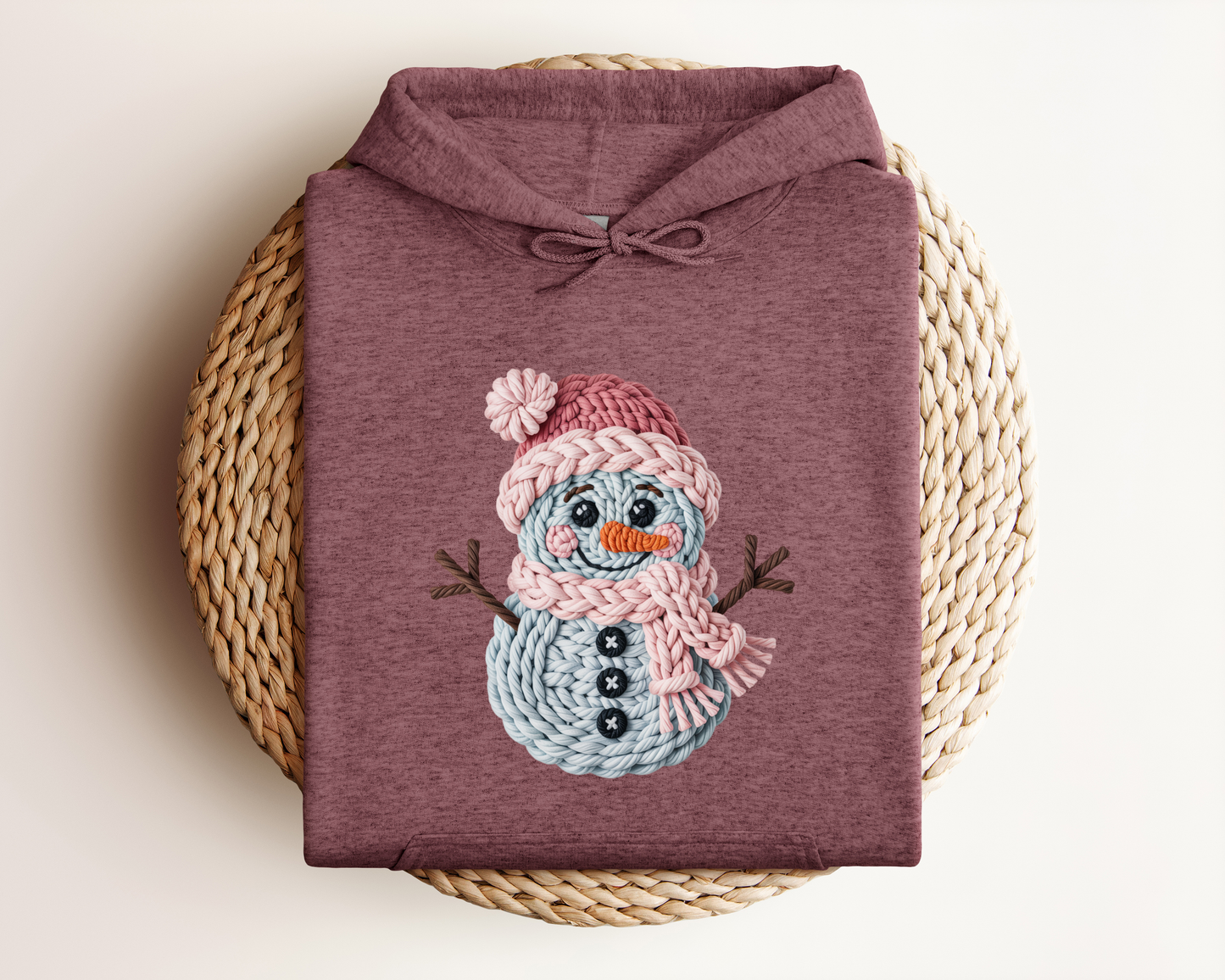 CROCHET SNOWMAN HOODIE