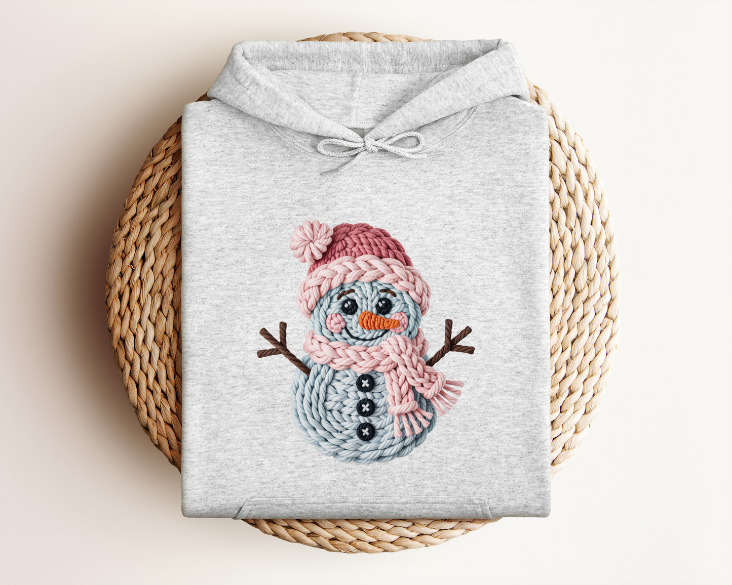CROCHET SNOWMAN HOODIE