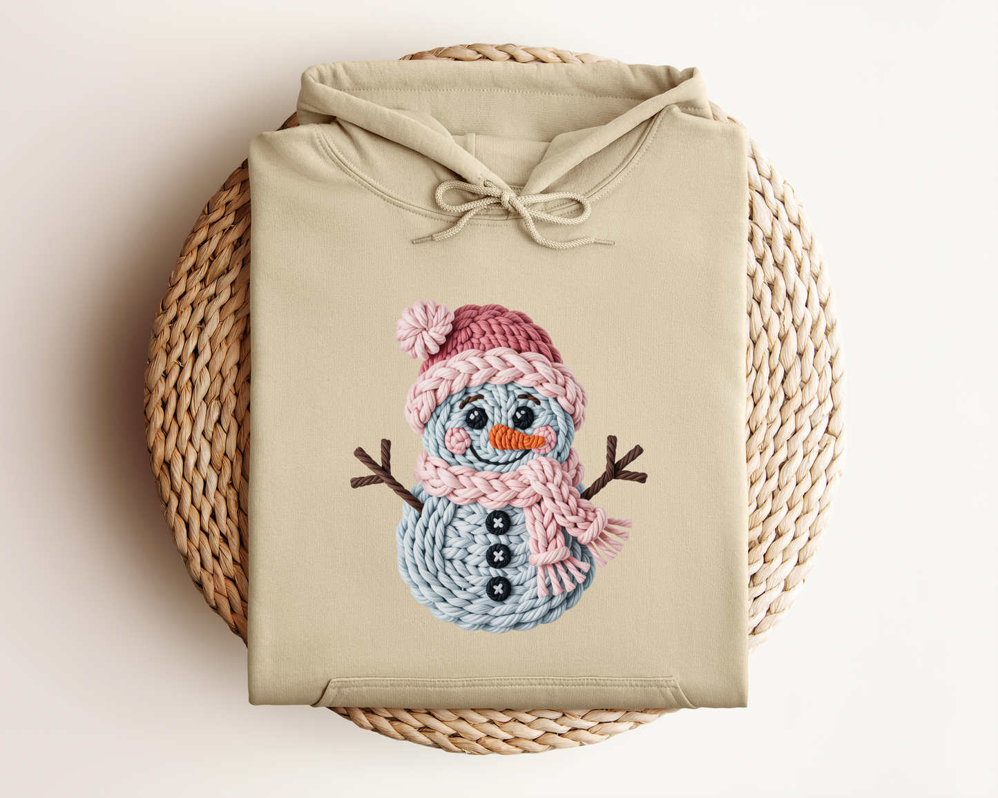 CROCHET SNOWMAN HOODIE