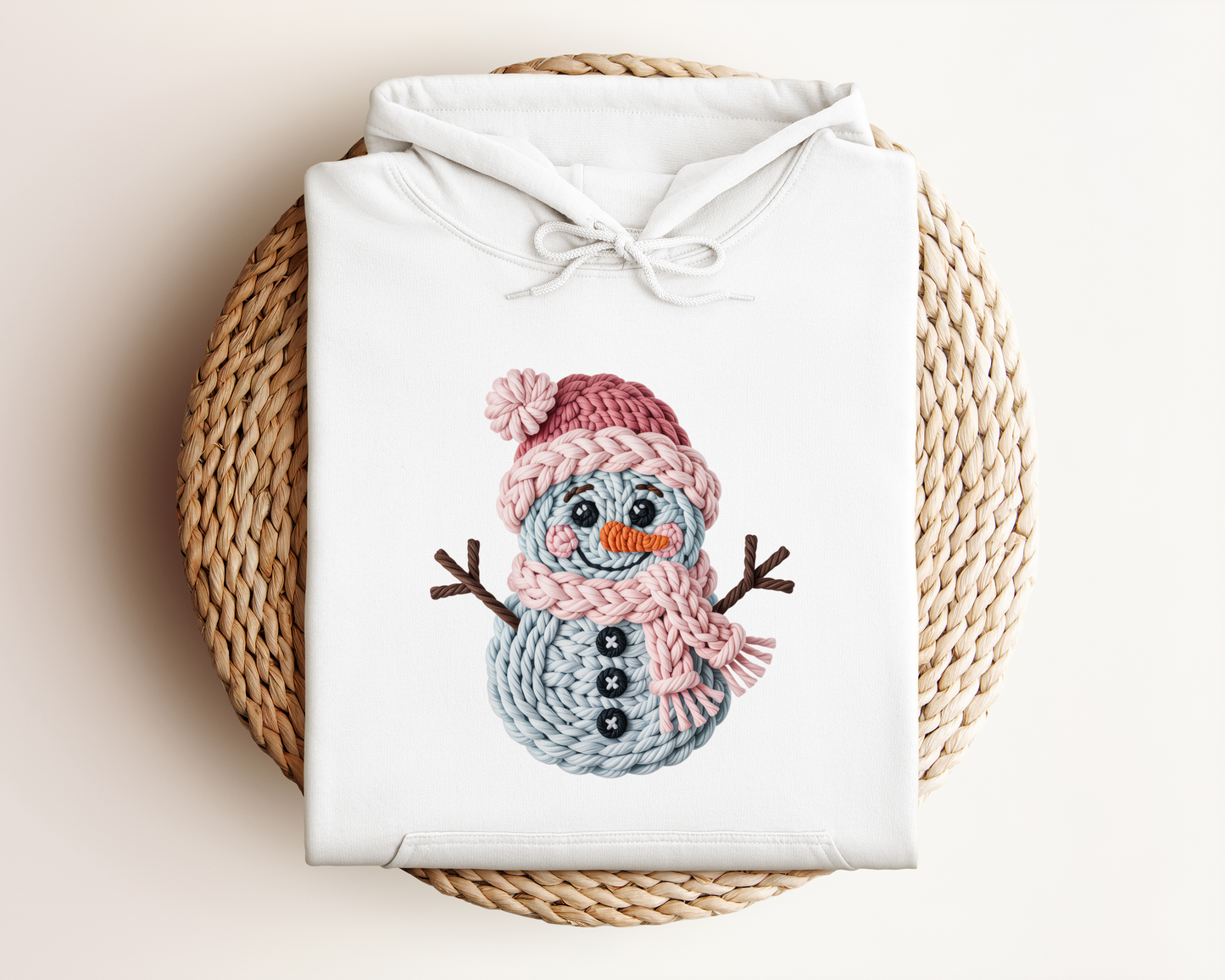 CROCHET SNOWMAN HOODIE