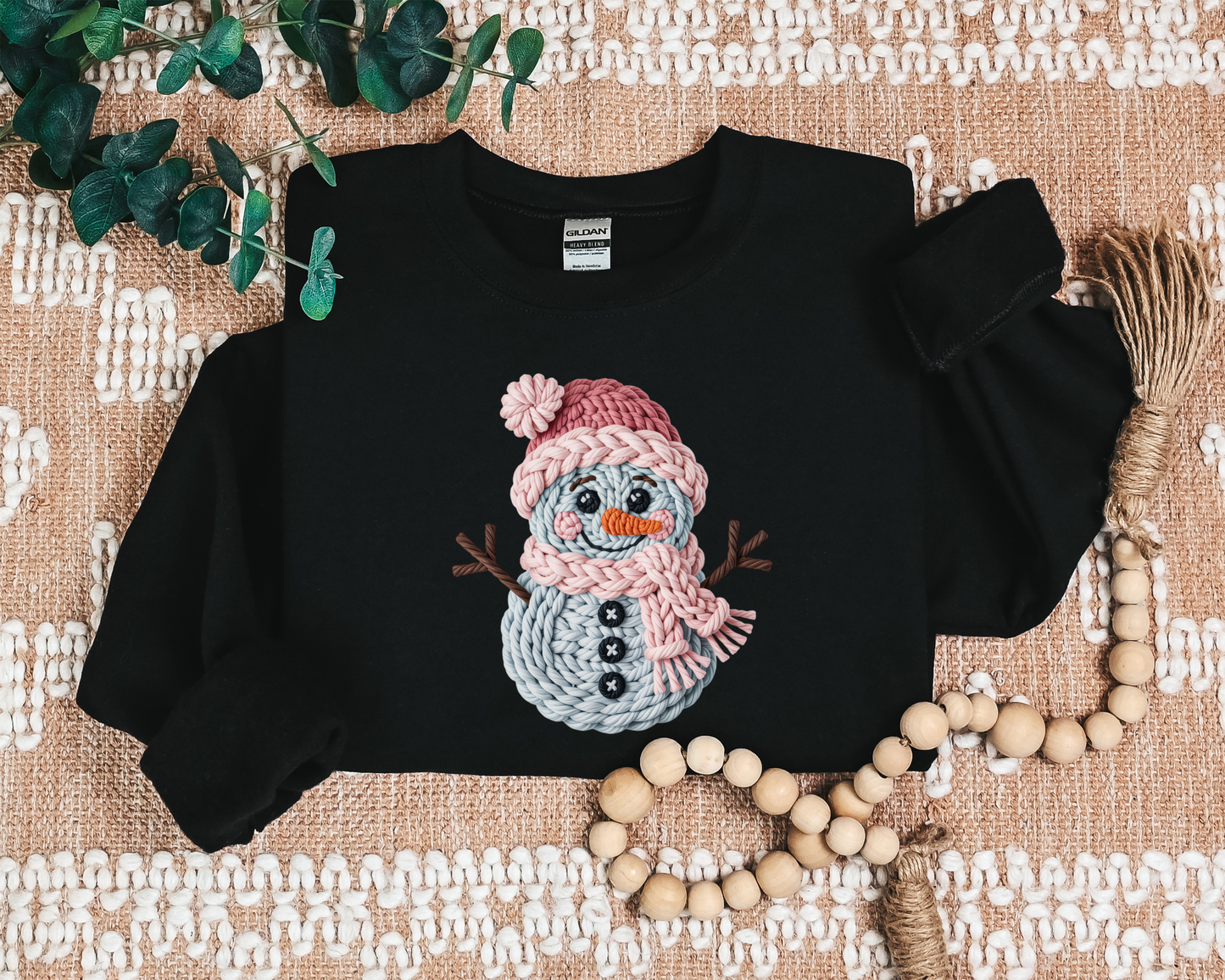 CROCHET SNOWMAN CREW