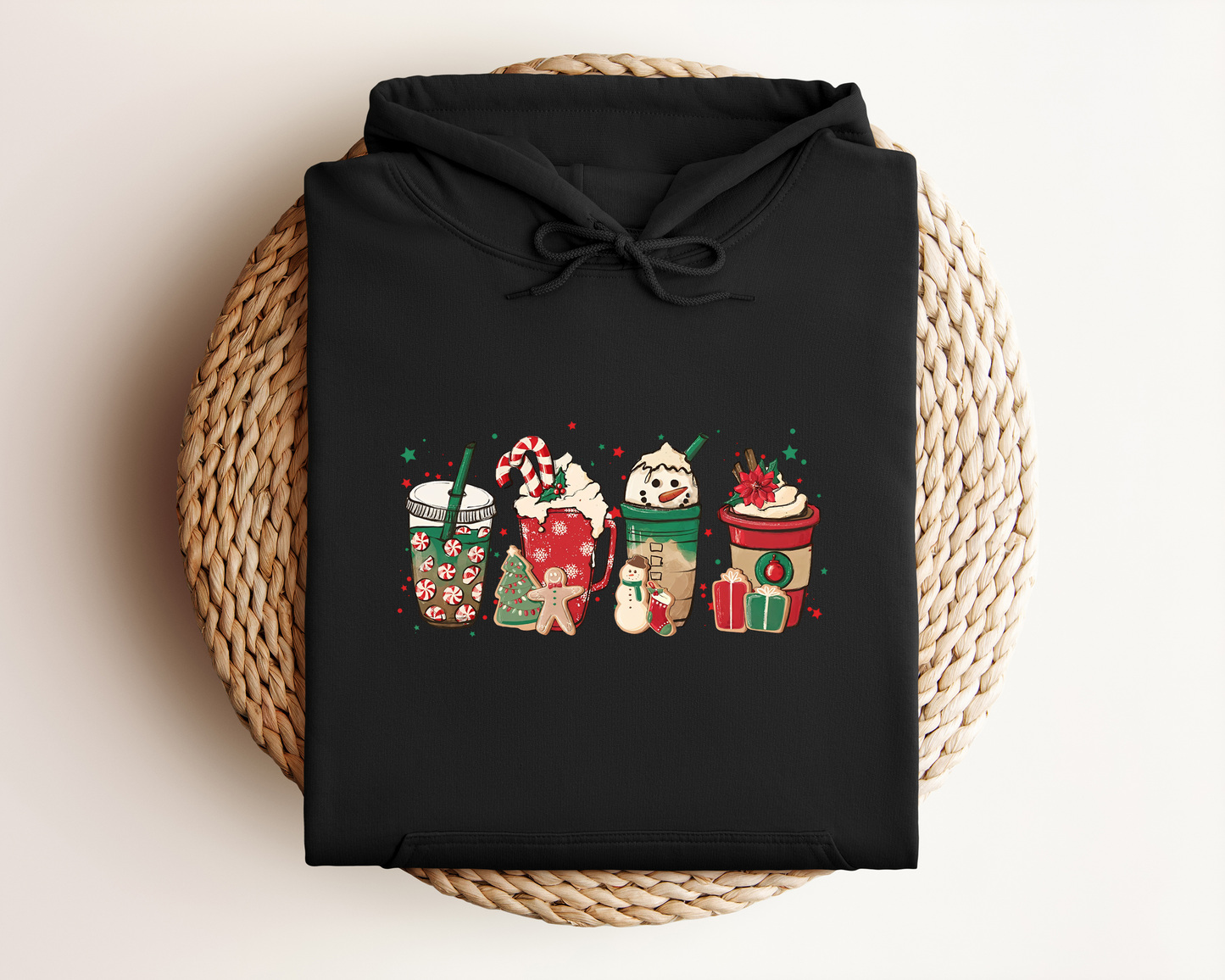 CHRISTMAS COFFEE CUPS HOODIE