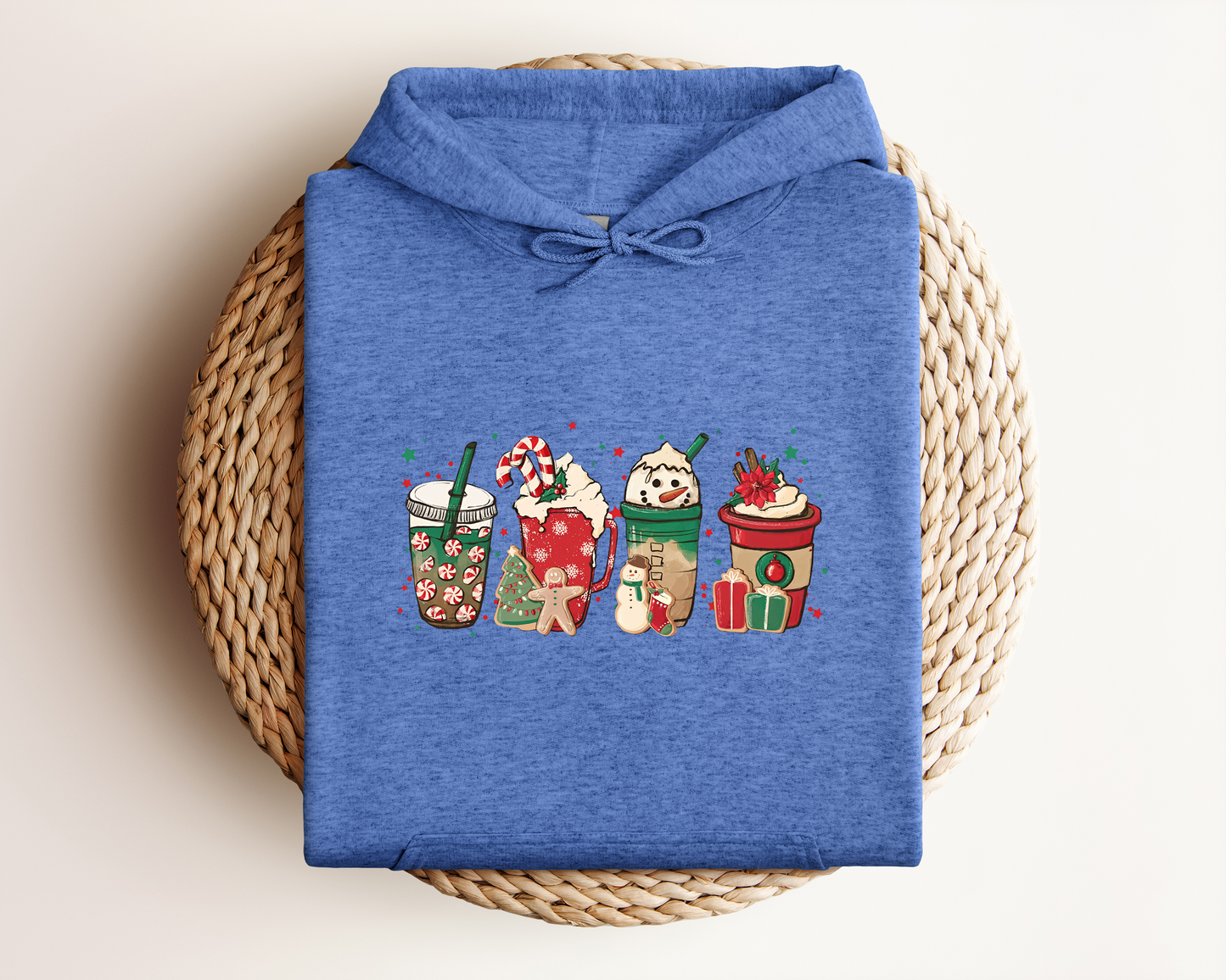 CHRISTMAS COFFEE CUPS HOODIE