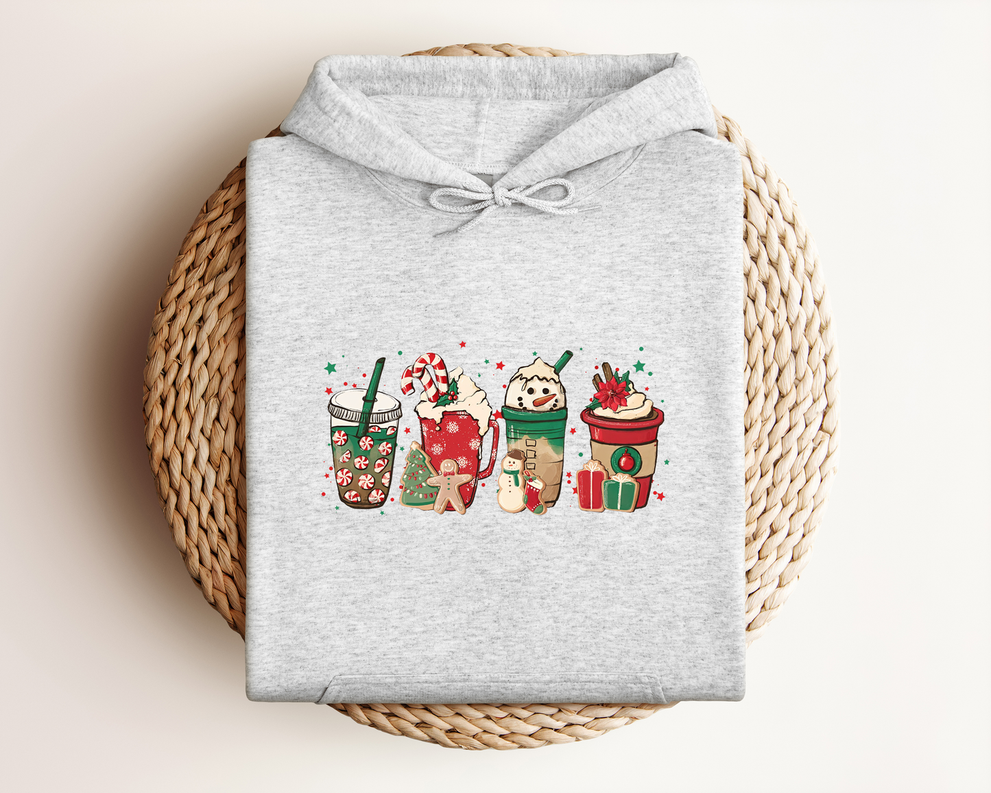 CHRISTMAS COFFEE CUPS HOODIE