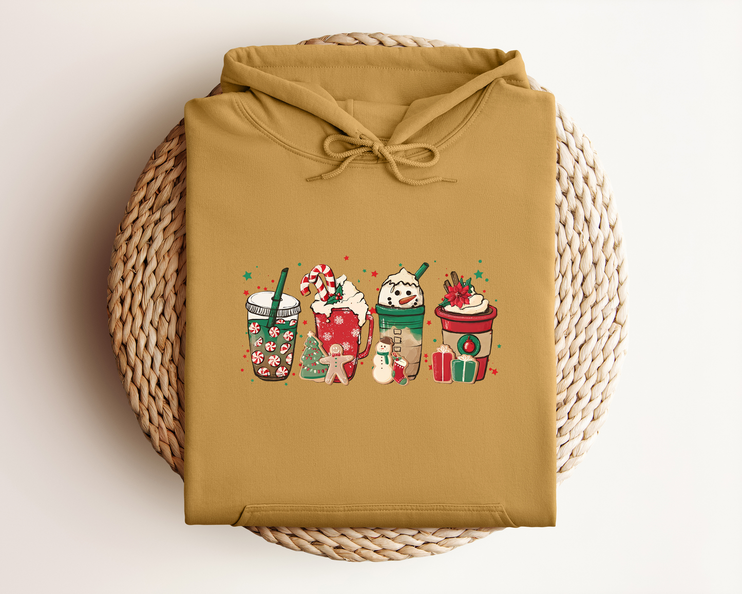 CHRISTMAS COFFEE CUPS HOODIE