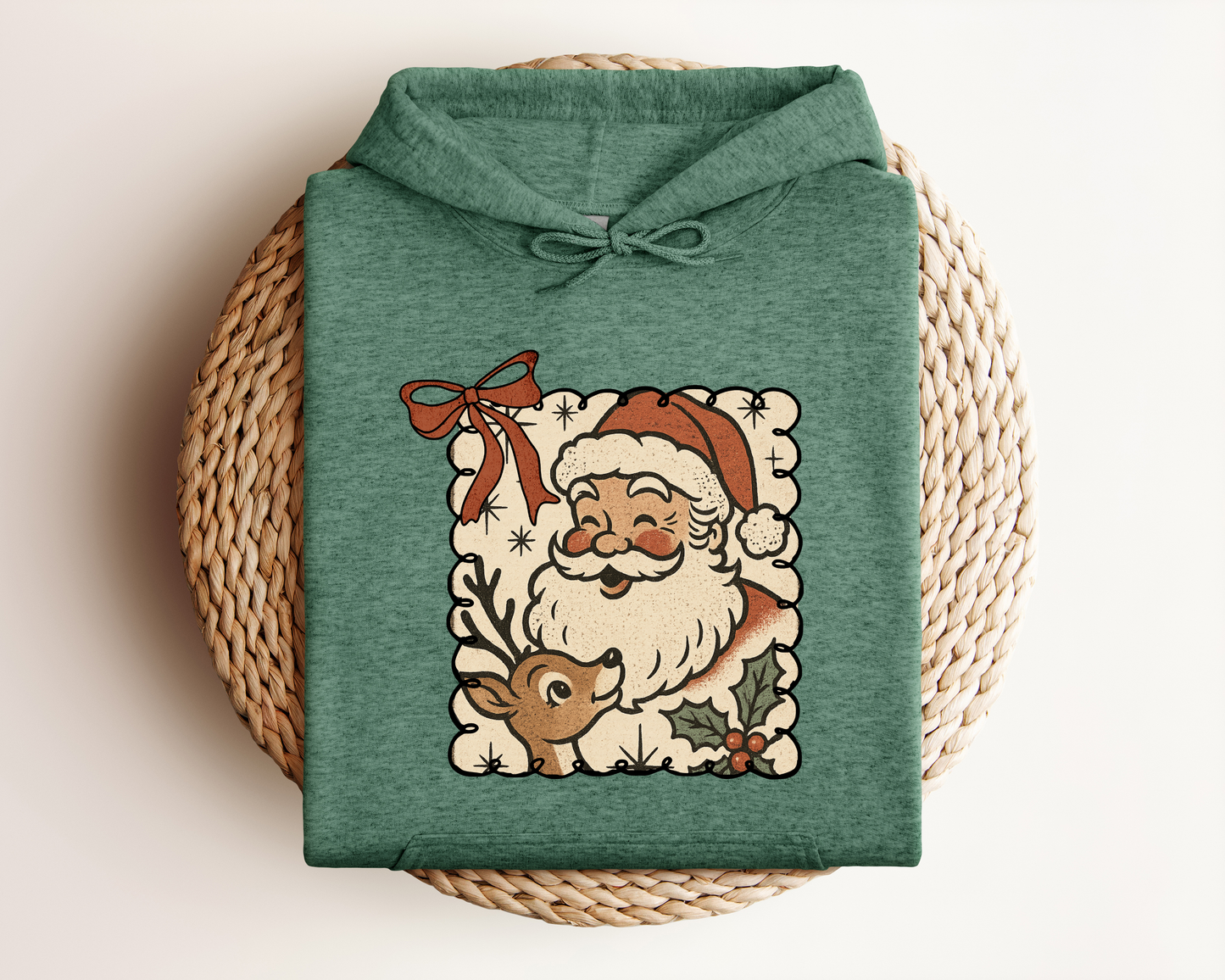 SANTA STAMP HOODIE