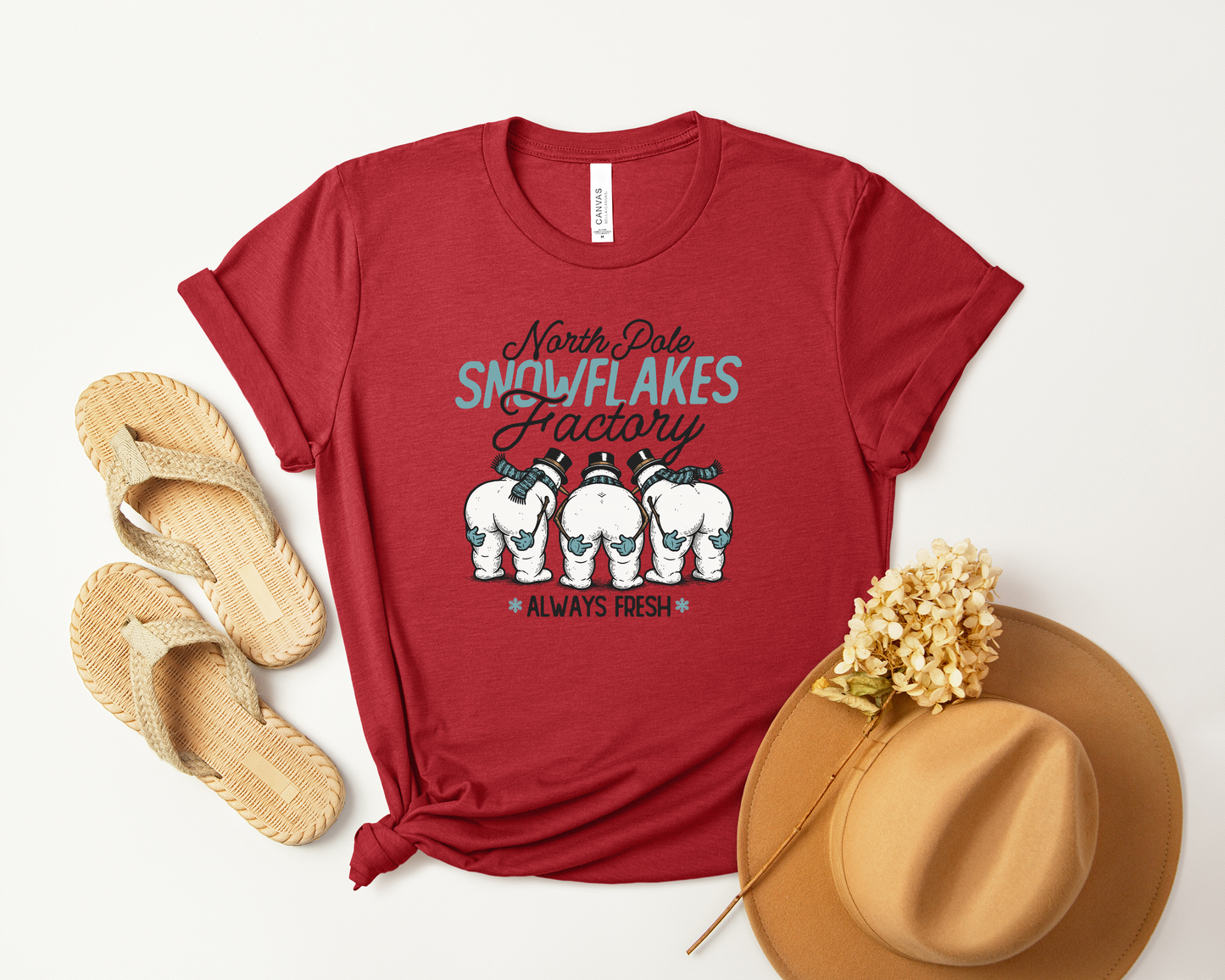 *NEW* NORTH POLE SNOWFLAKES FACTORY SHIRT