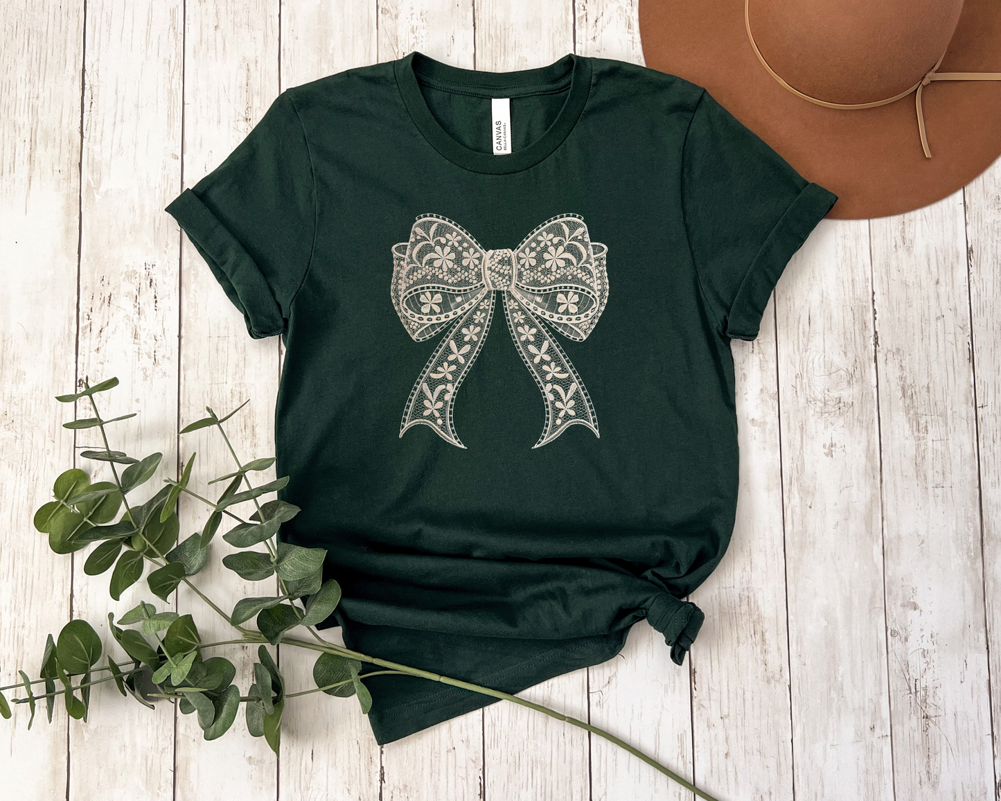 *NEW* LACE BOW SHIRT