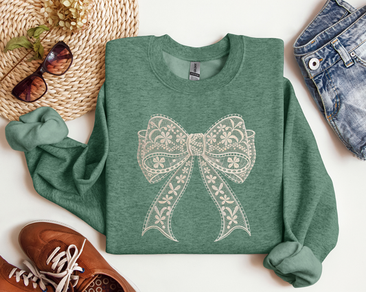 LACE BOW CREW