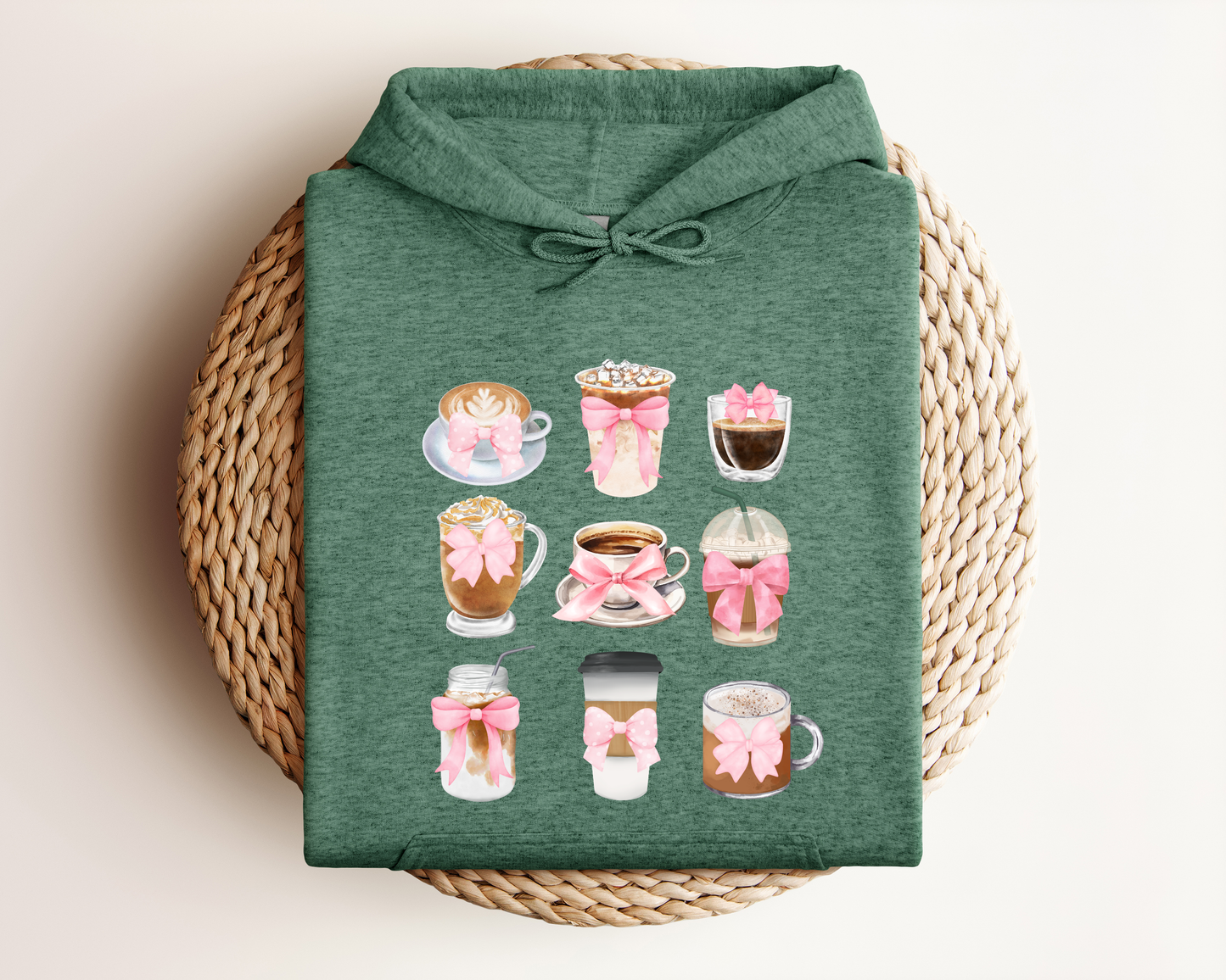 COFFEE AND BOWS HOODIE