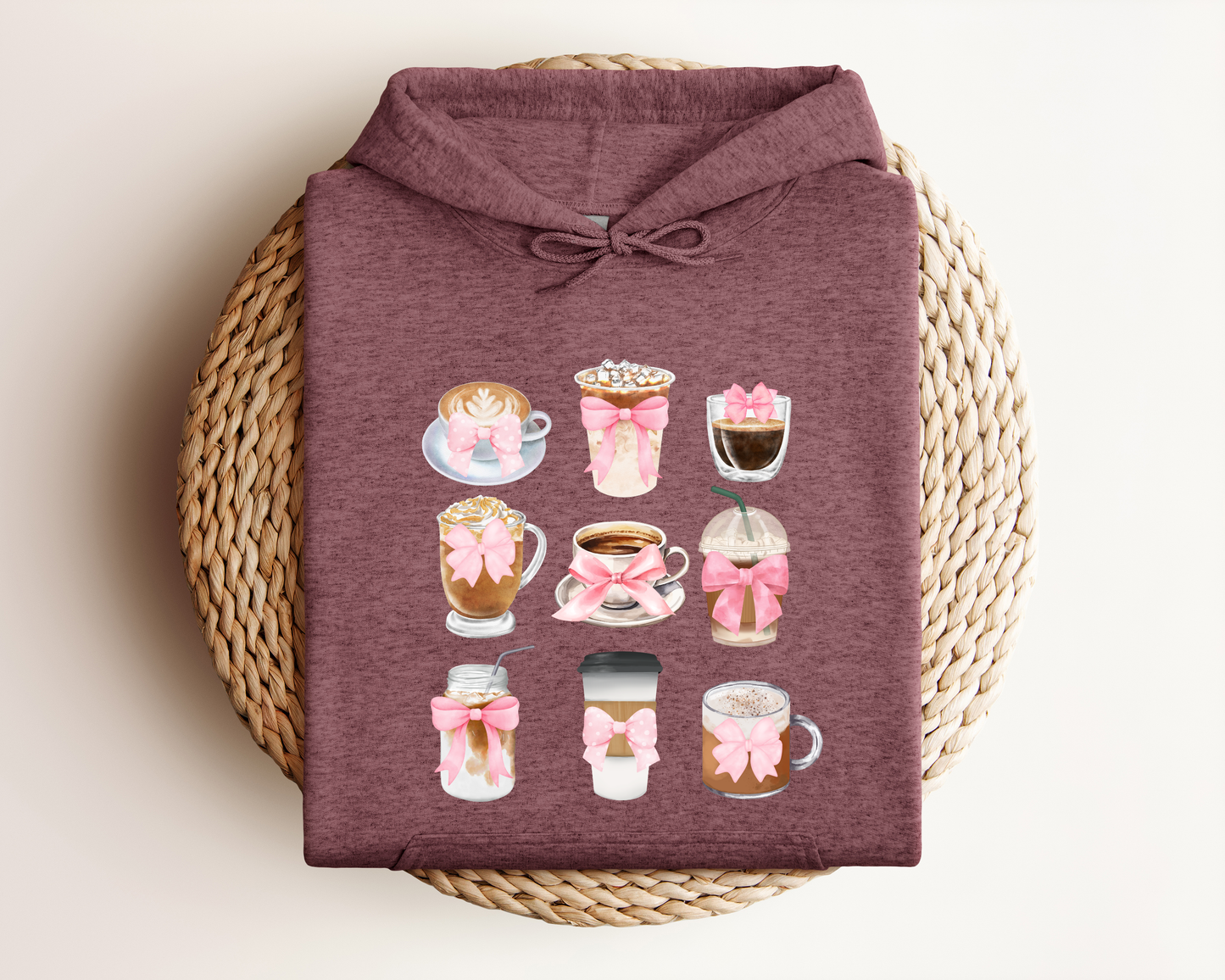 COFFEE AND BOWS HOODIE