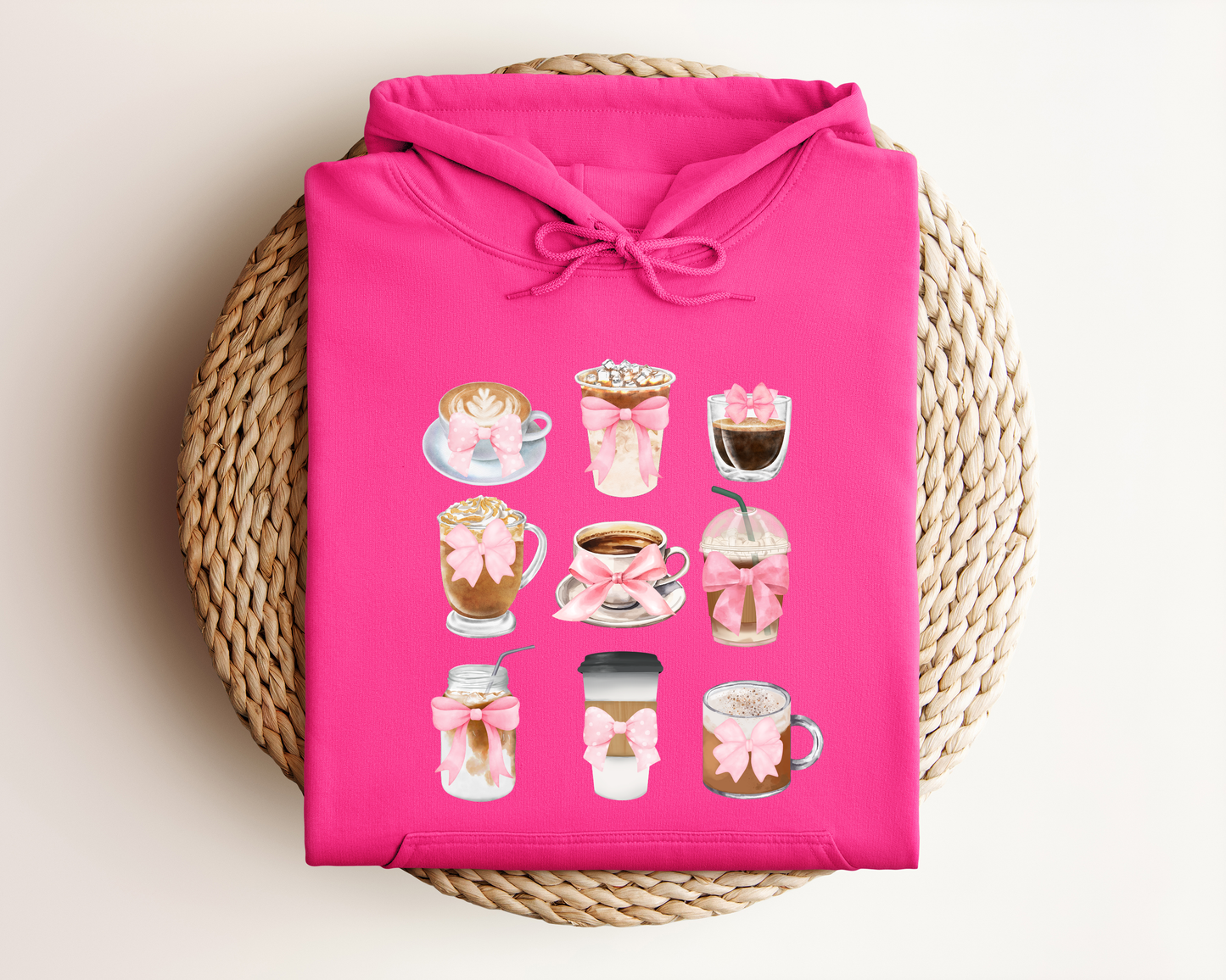 COFFEE AND BOWS HOODIE