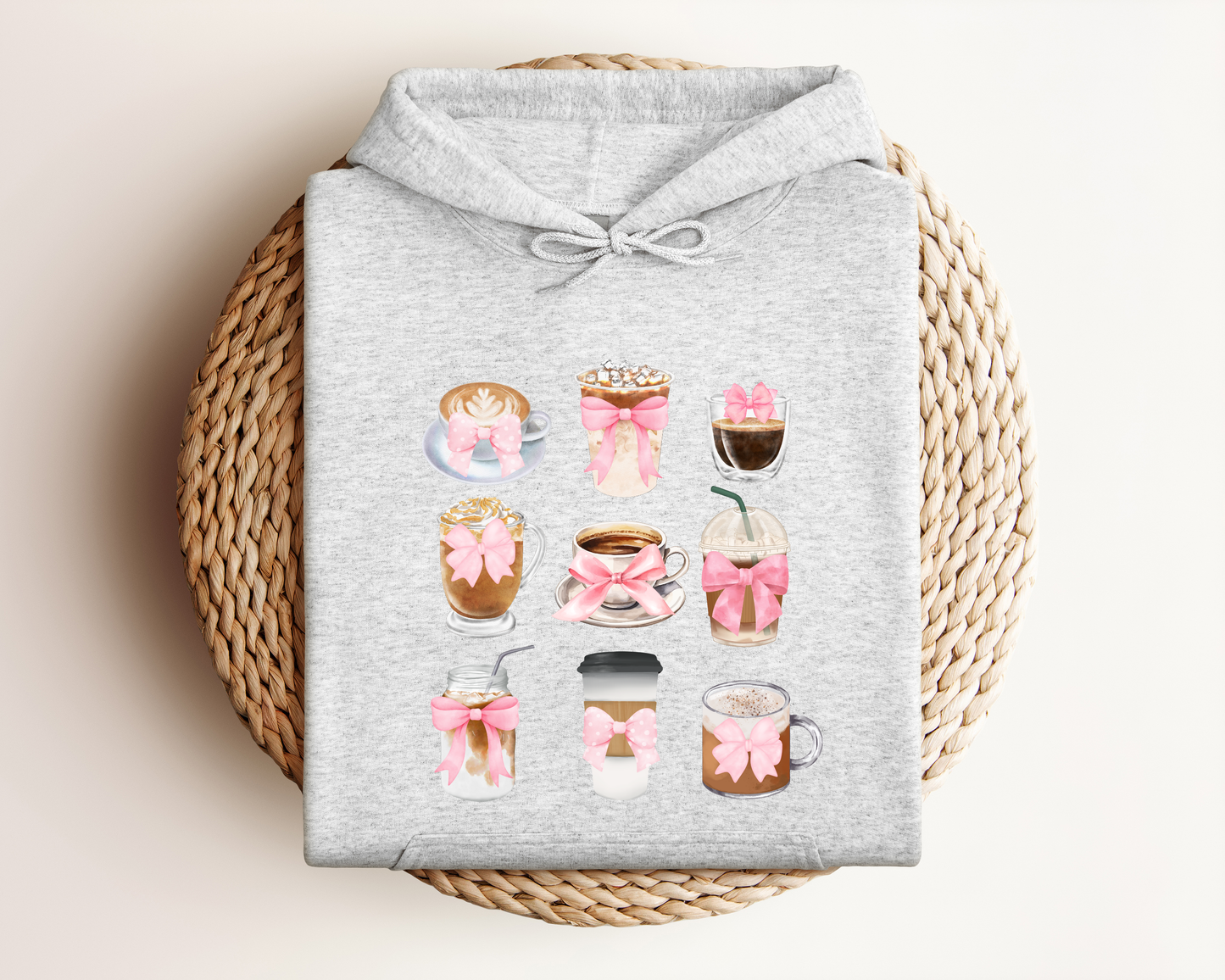COFFEE AND BOWS HOODIE
