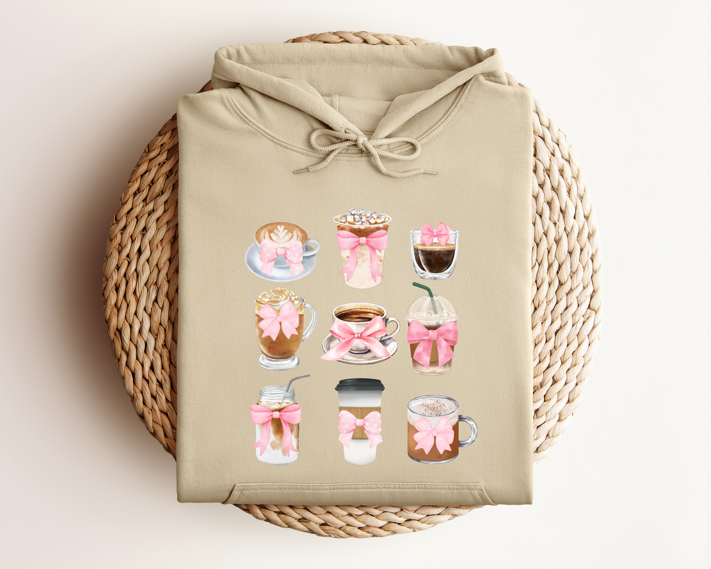 COFFEE AND BOWS HOODIE